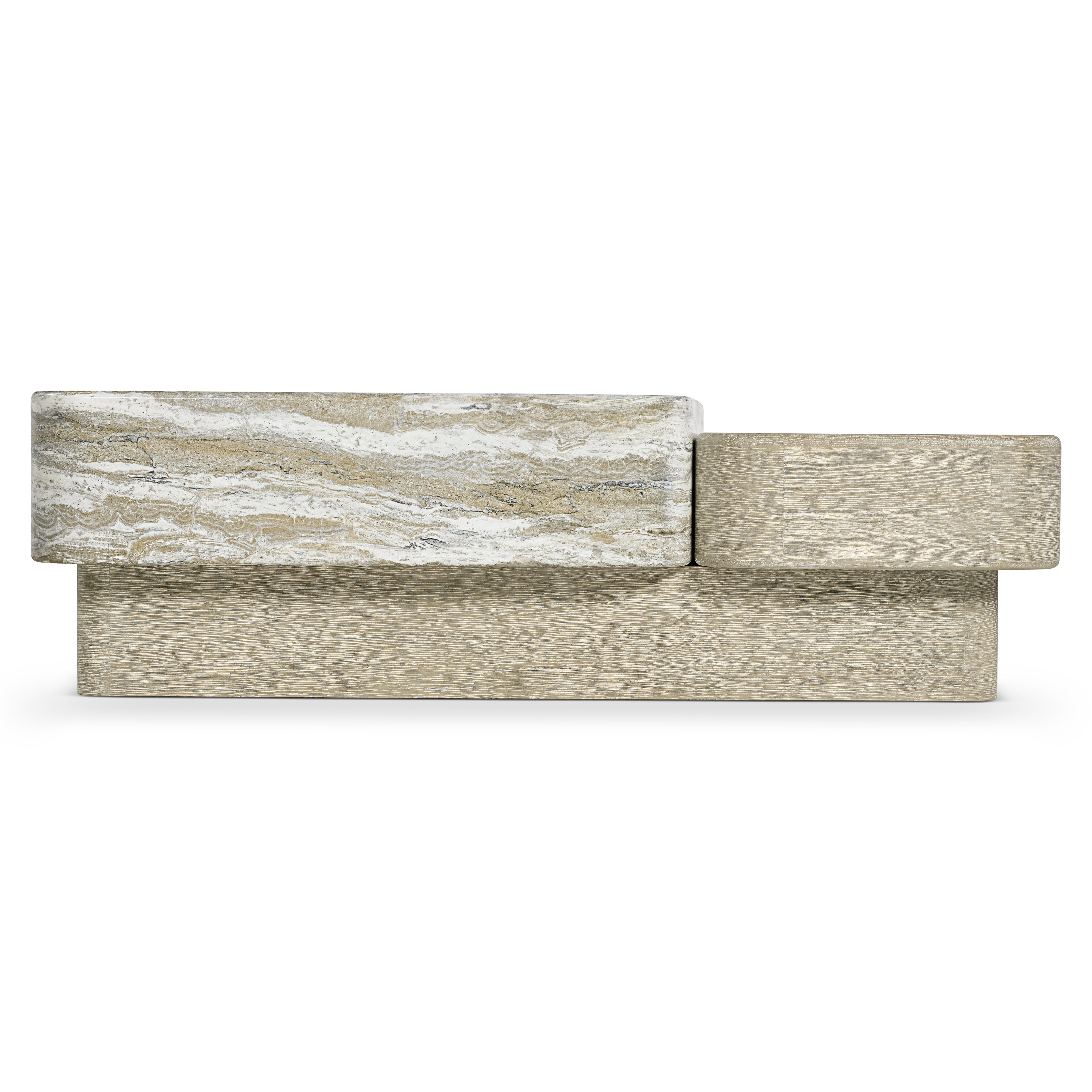 Arcadia Faux Stone Cocktail Table by Bernhardt