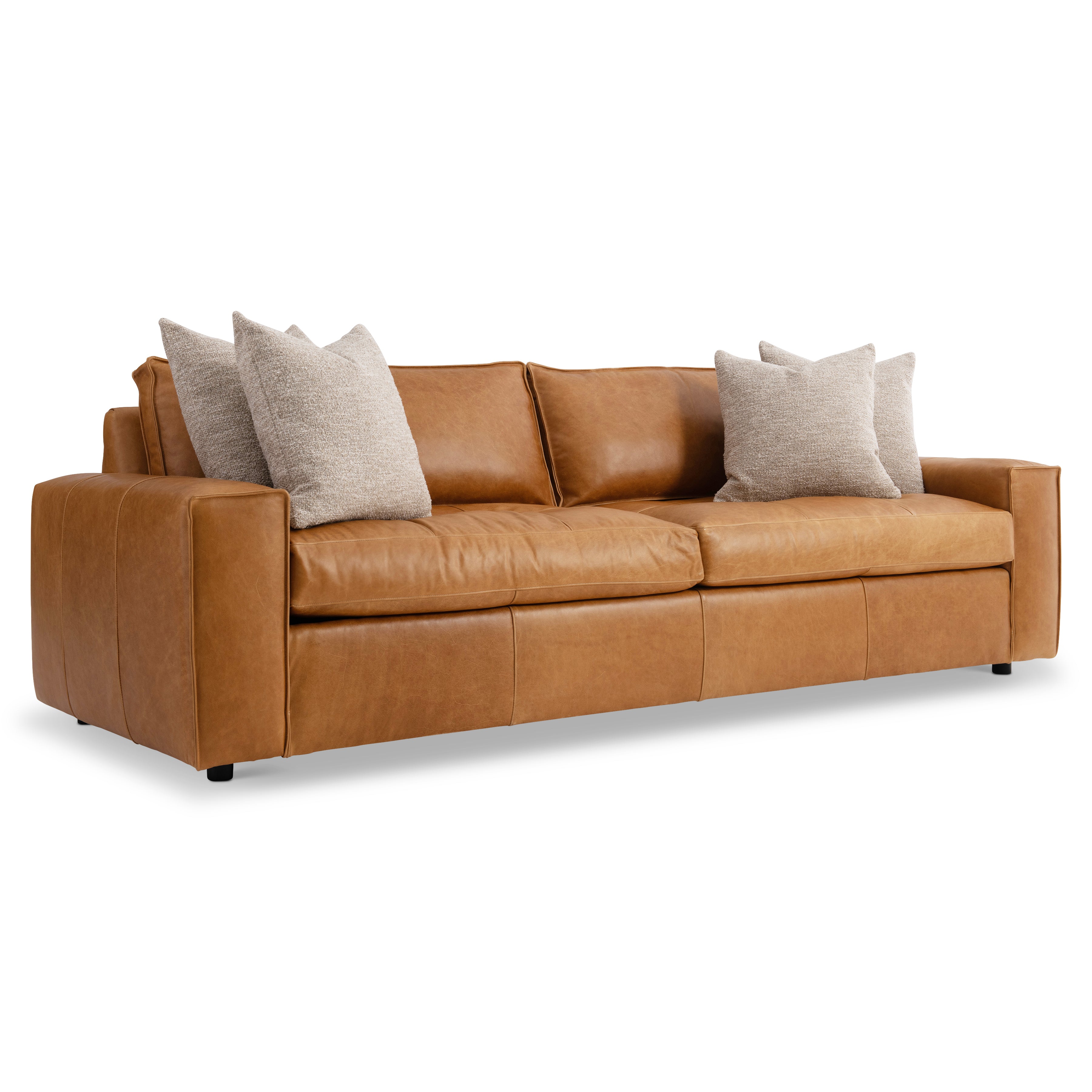 Nest Leather Sofa by Bernhardt