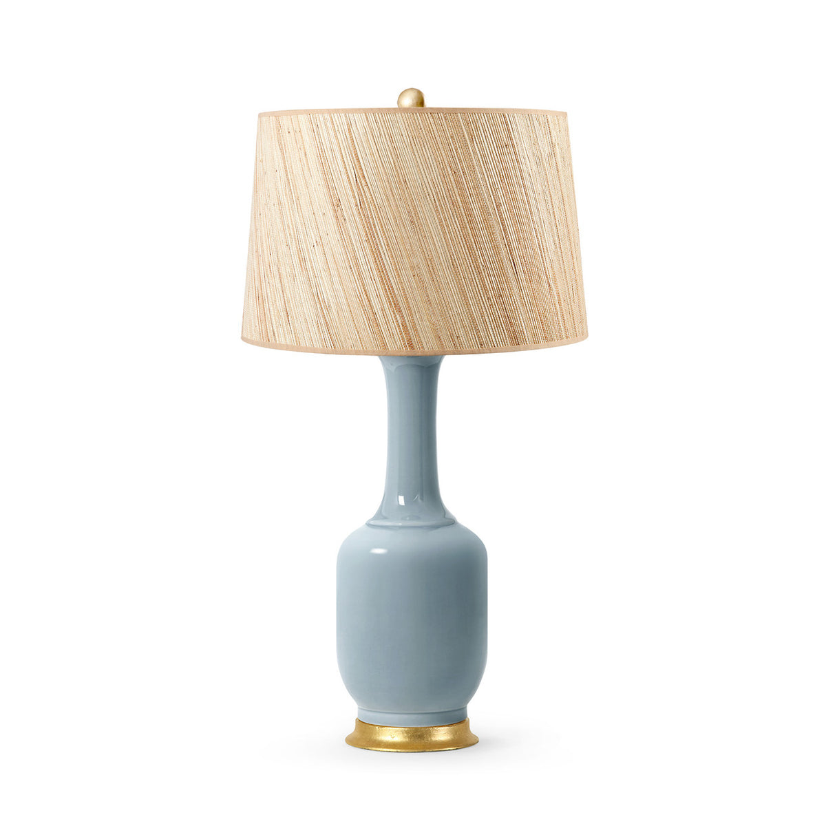 Safira Lamp with Shade 17-inch Papyrus with Gold