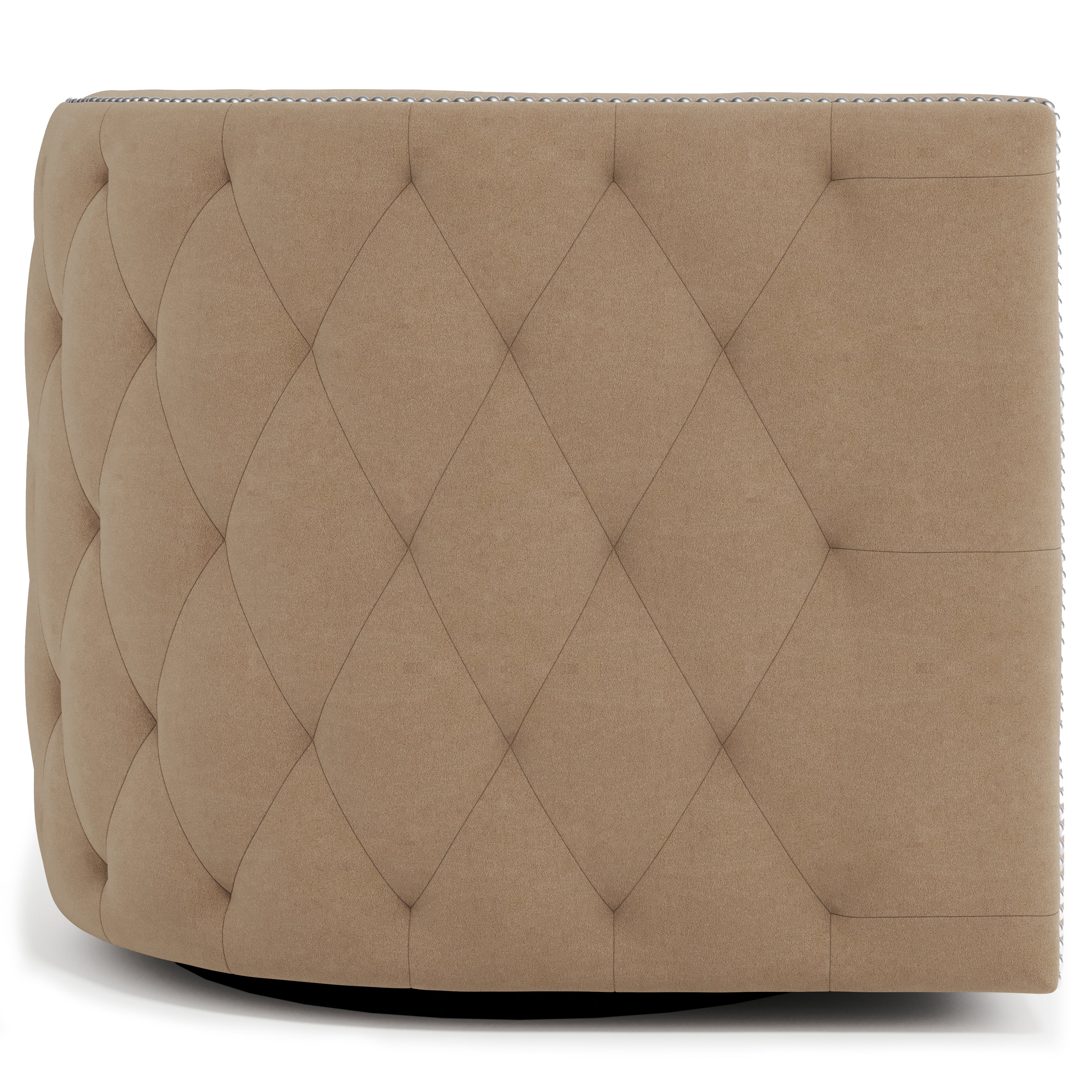 Palazzo Fabric Swivel Chair by Bernhardt