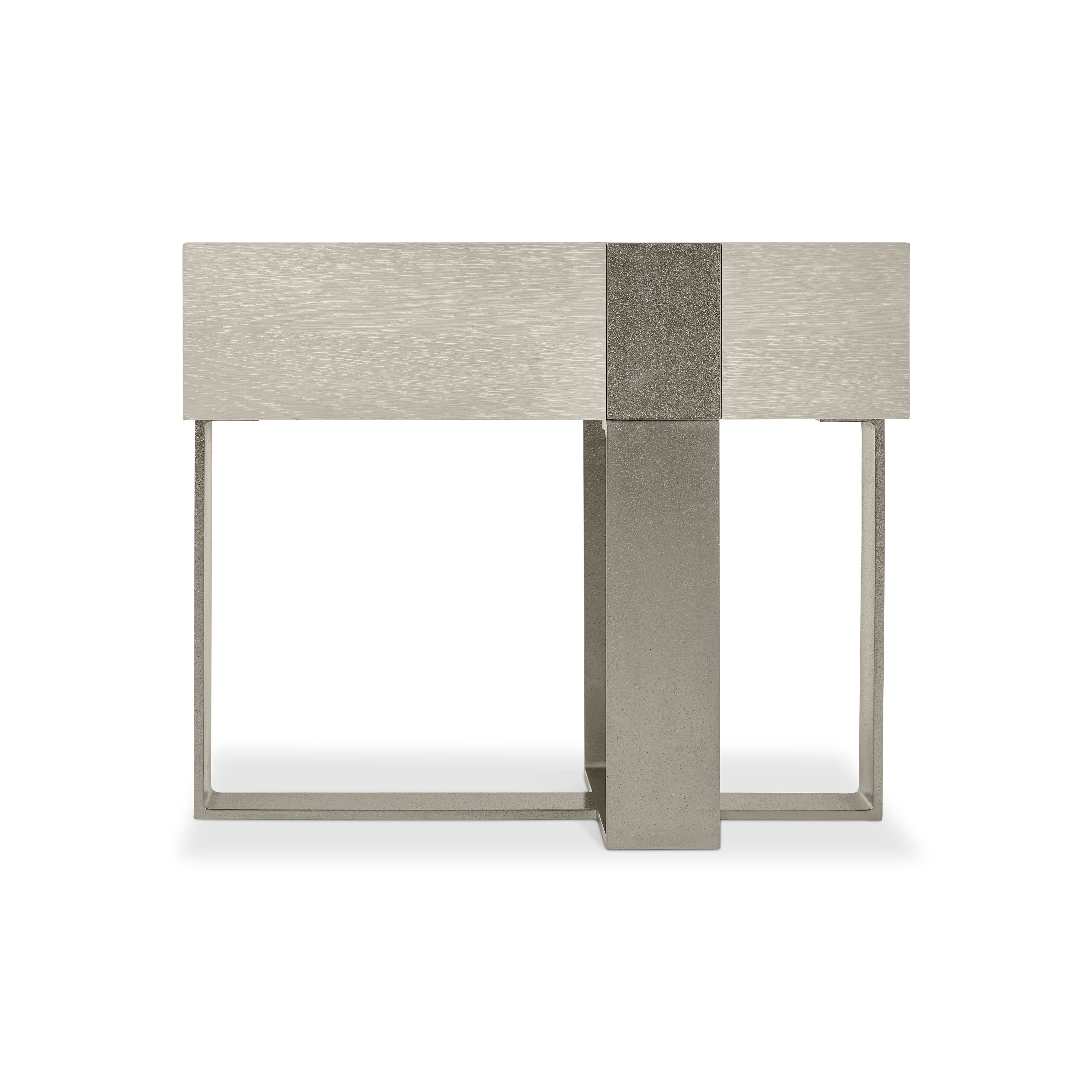 Tempo Metal Base Cocktail Table by Bernhardt