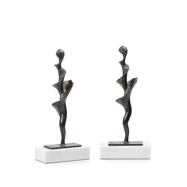 Spiral Statue - Set of 2