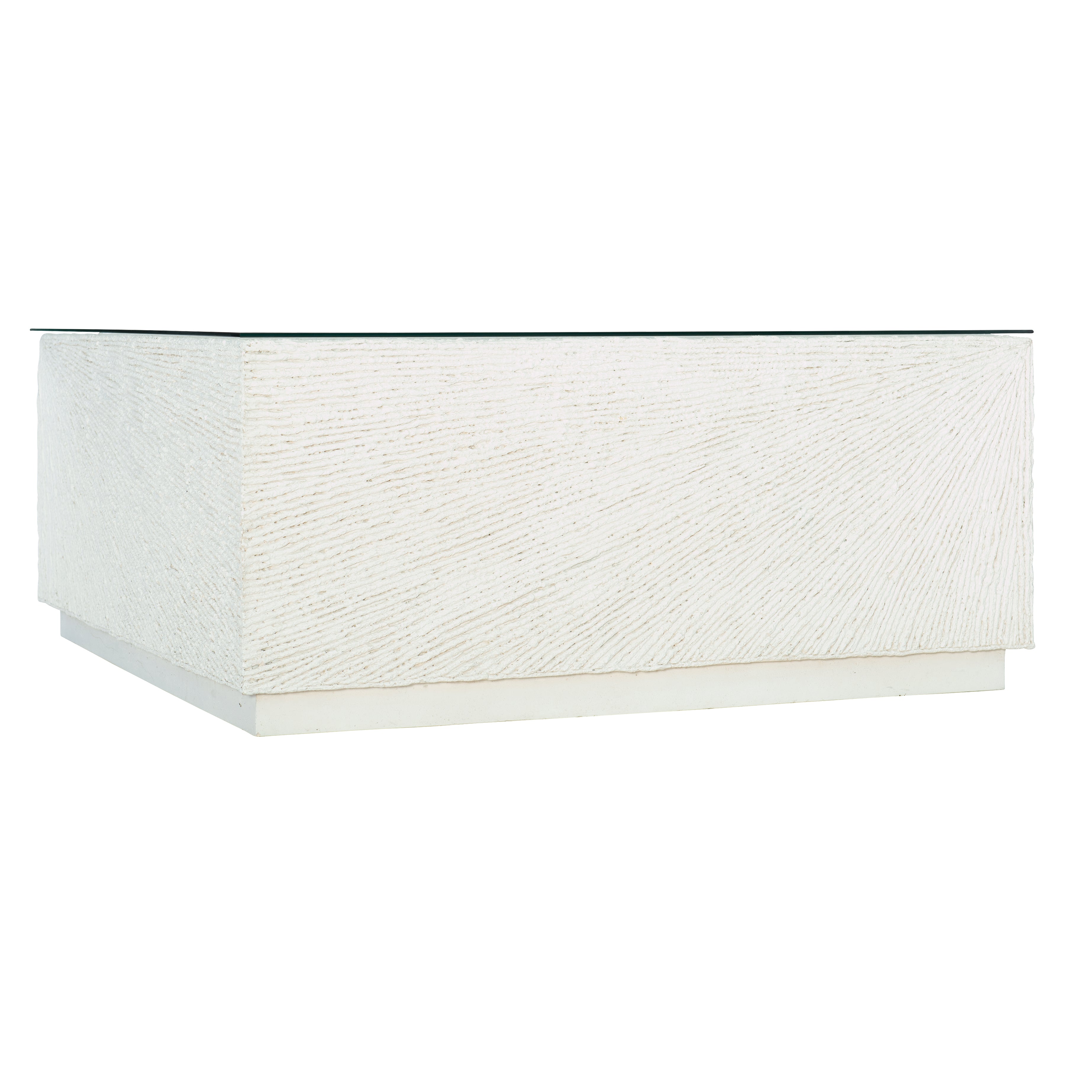 Tenerife Square Coco Twig Outdoor Cocktail Table by Bernhardt