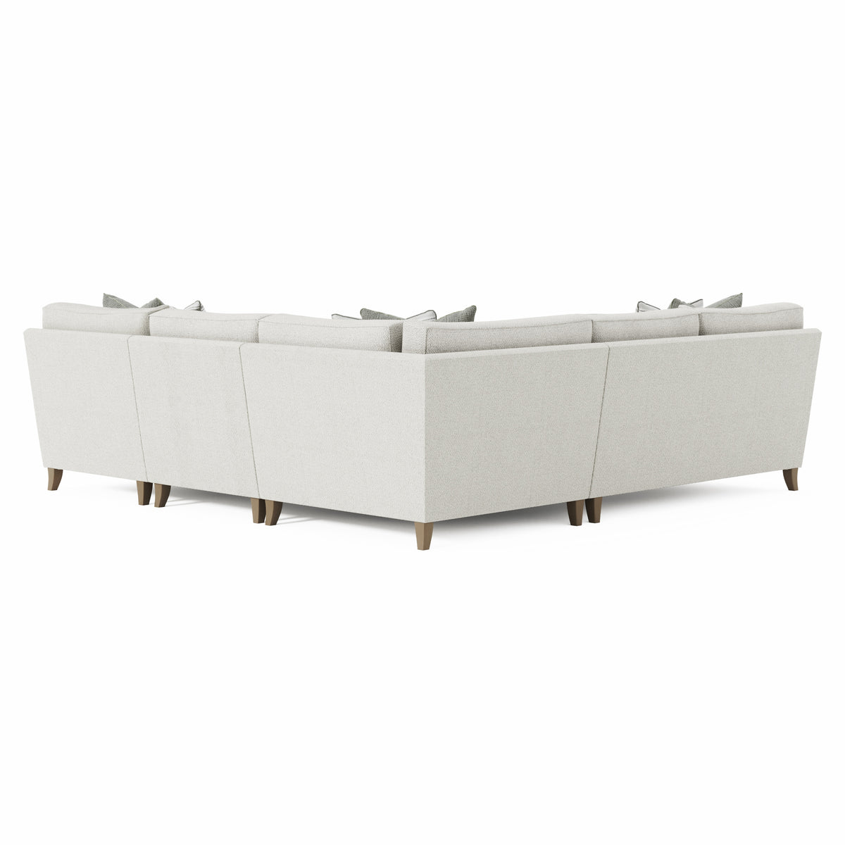Mila 4-Piece Right Facing Fabric Sectional by Bernhardt