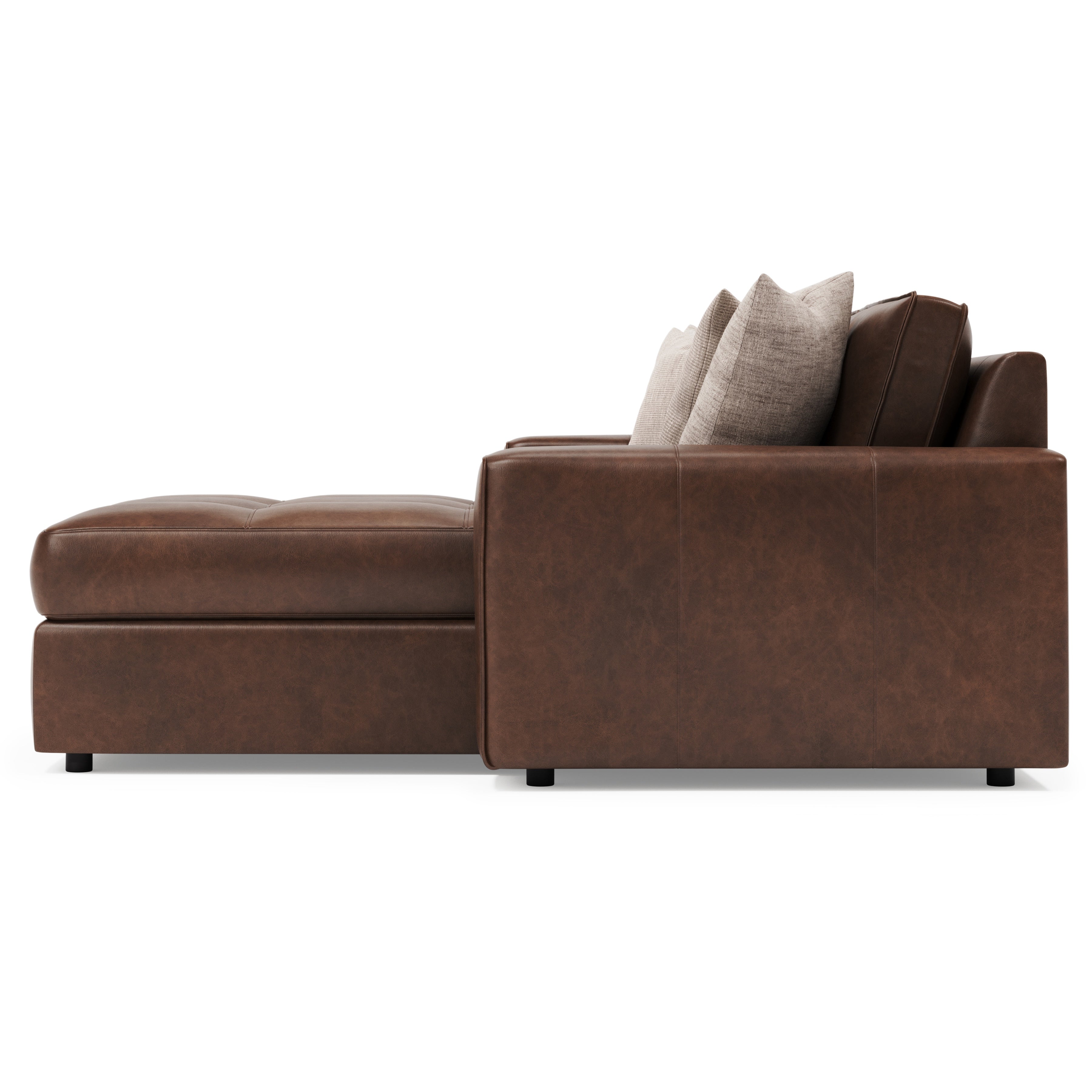 Nest 2-Piece Leather Sectional by Bernhardt