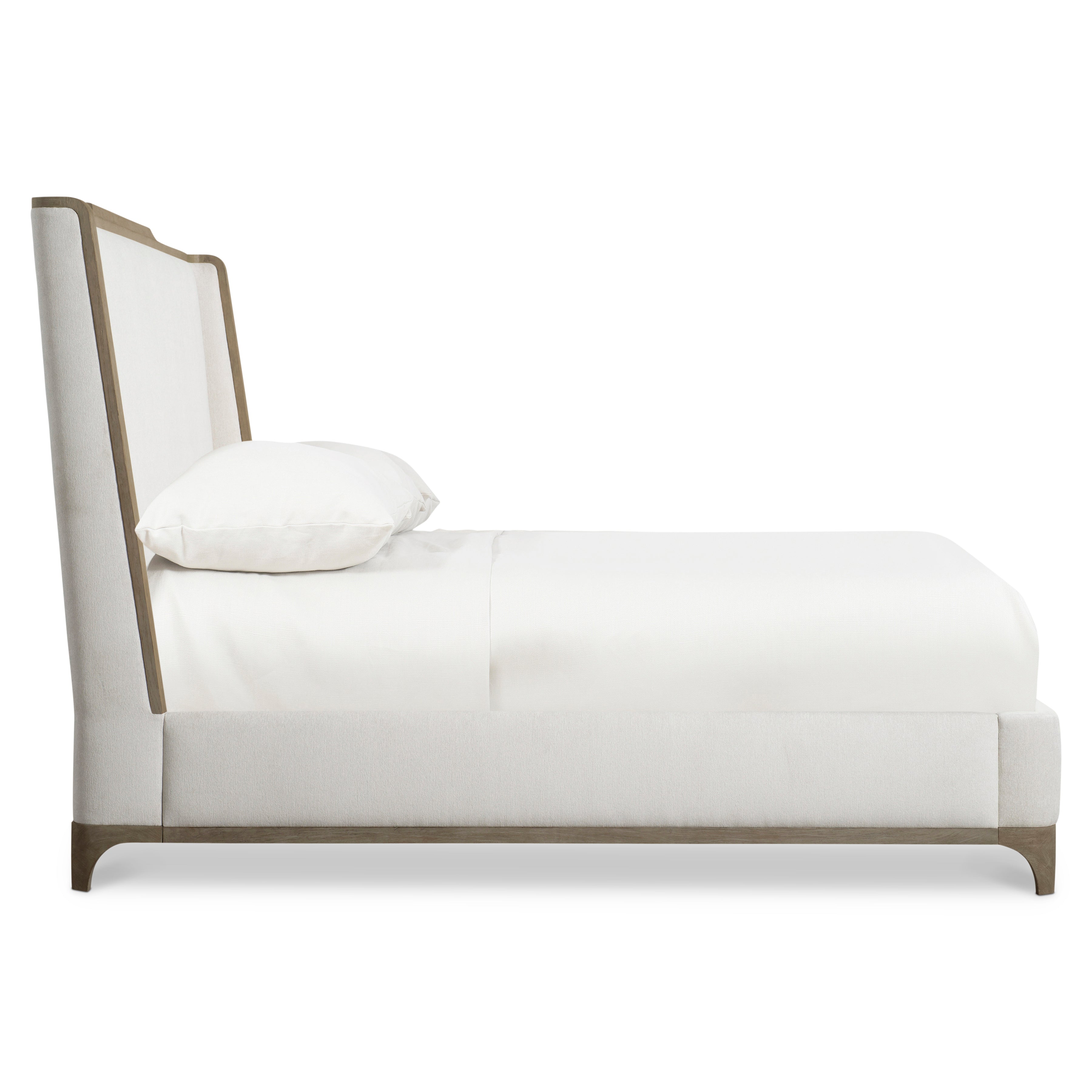 Albion Upholstered Shelter Bed by Bernhardt