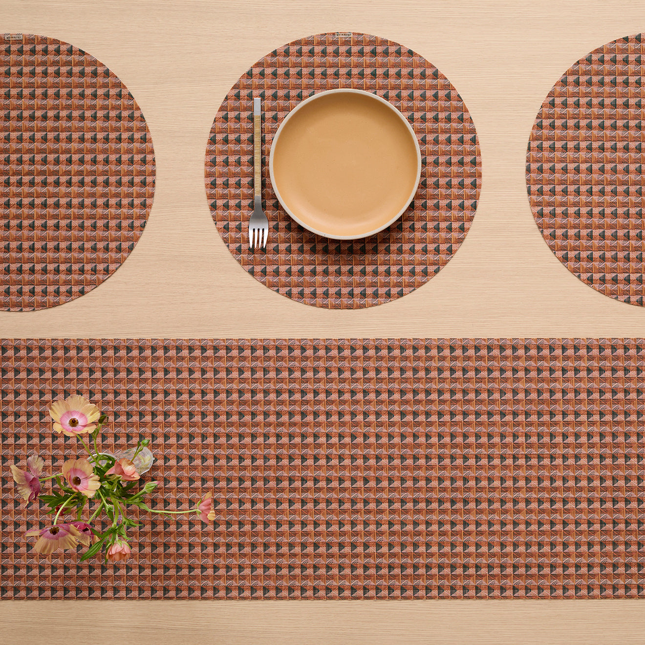 Crane Round Placemat