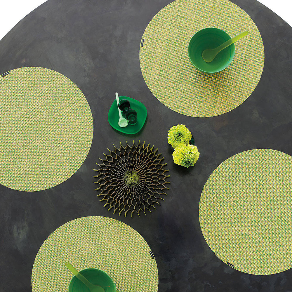 Mini Basketweave Round Placemat