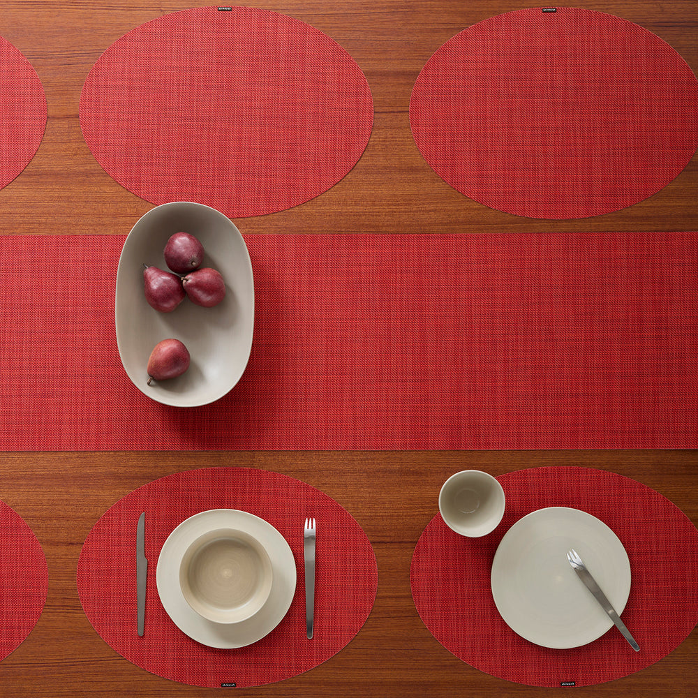 Mini Basketweave Oval Placemat