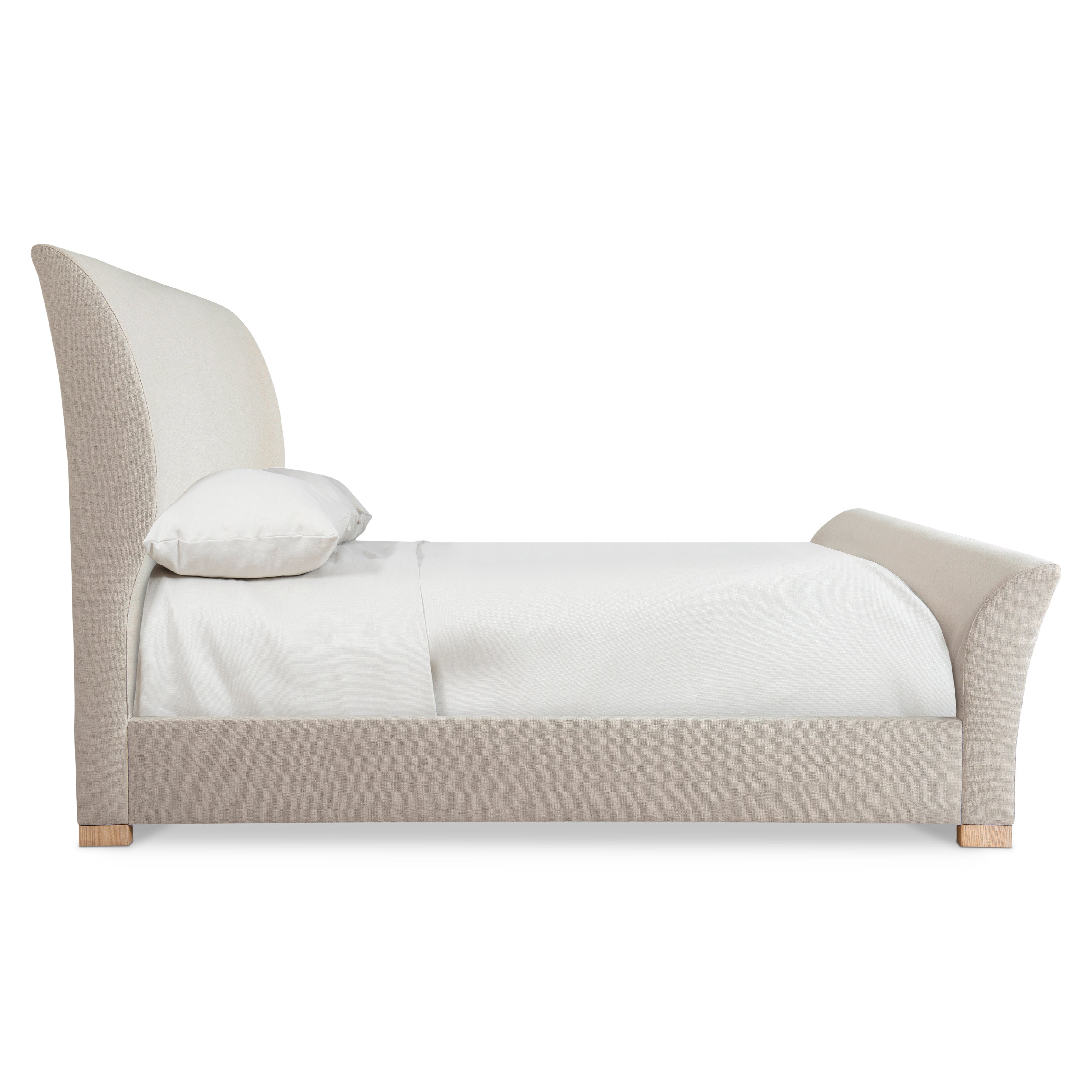Modulum Upholstered California King Sleigh Bed by Bernhardt