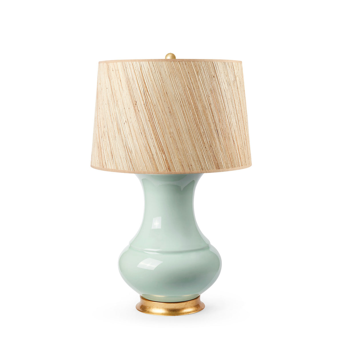 Thiri Lamp with Shade 17-inch Papyrus with Gold