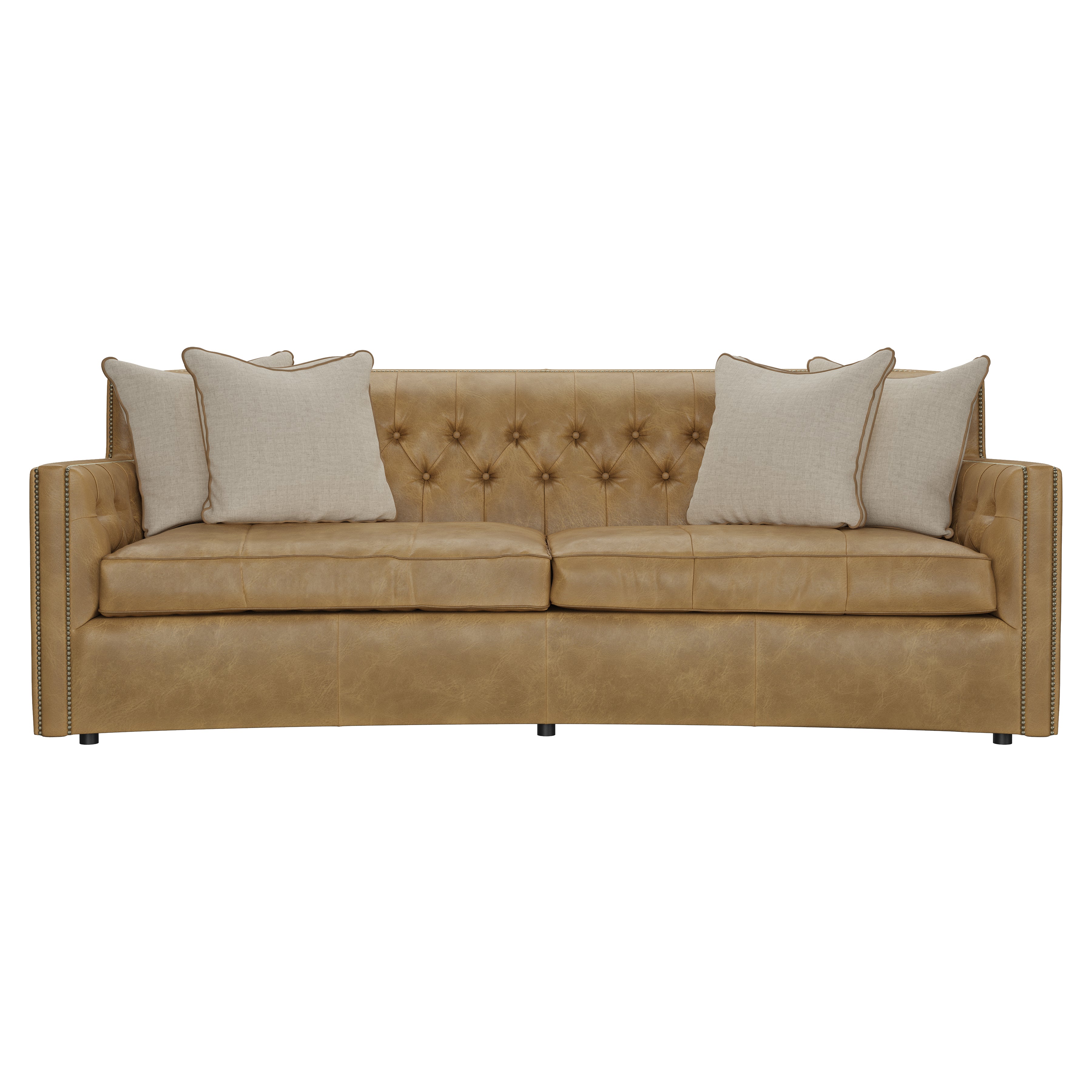 Candace Leather Sofa by Bernhardt