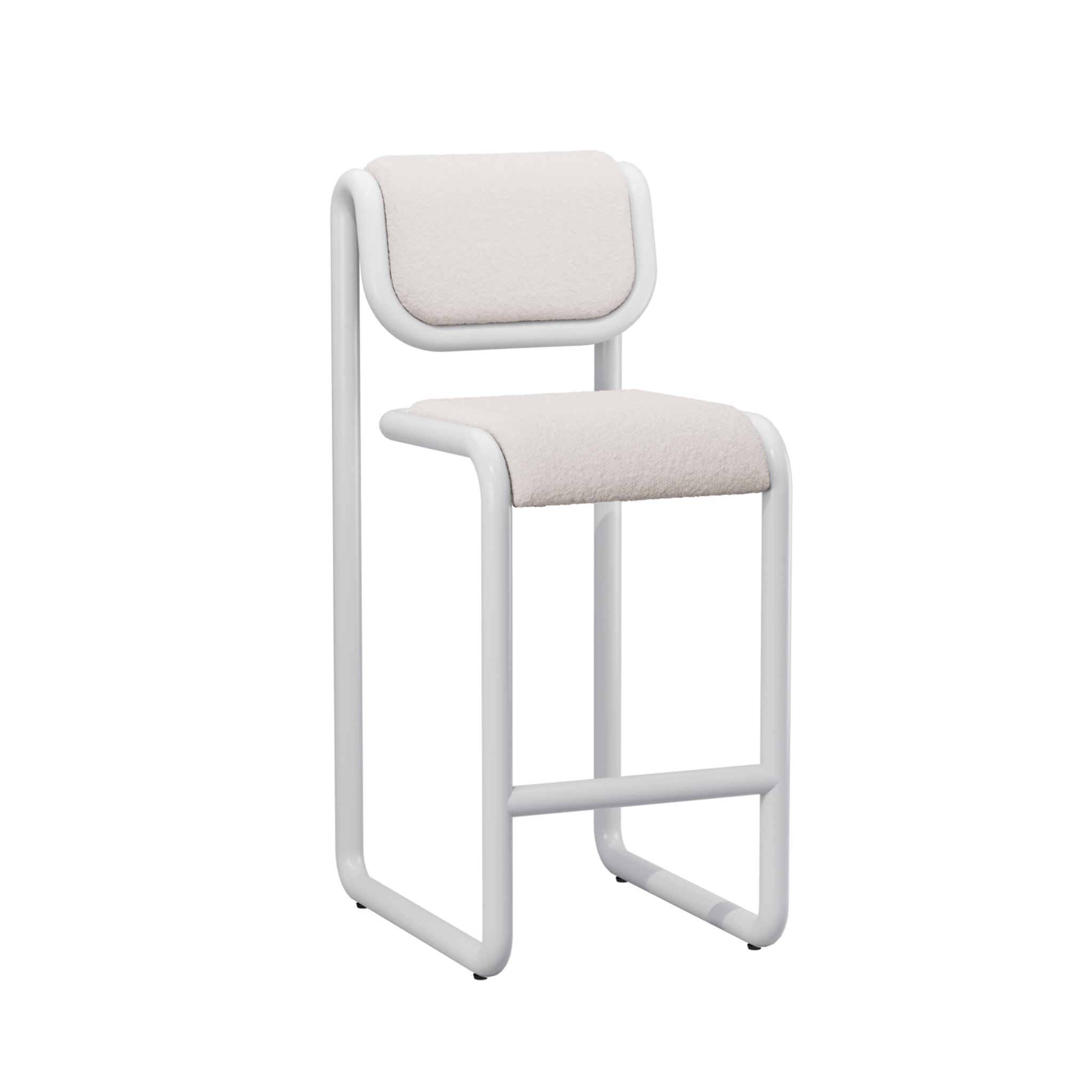 Tube Barstool Bar & Counter Stools Bend Goods White with Cream Boucle , Black Friday Sale Bend Goods Furniture Sale, Old Bones Co, Mid Century Furniture Sale, Four Hands Furniture, Black Friday Sale Tube Barstool,Gus Sale, Perigold Tube Barstool Bar & Counter Stools Black Friday Sale , Perigold Sale Tube Barstool,Tube Barstool Lulu and Georgia, Burke Decor Sale Tube Barstool, www.oldbonesco.com
