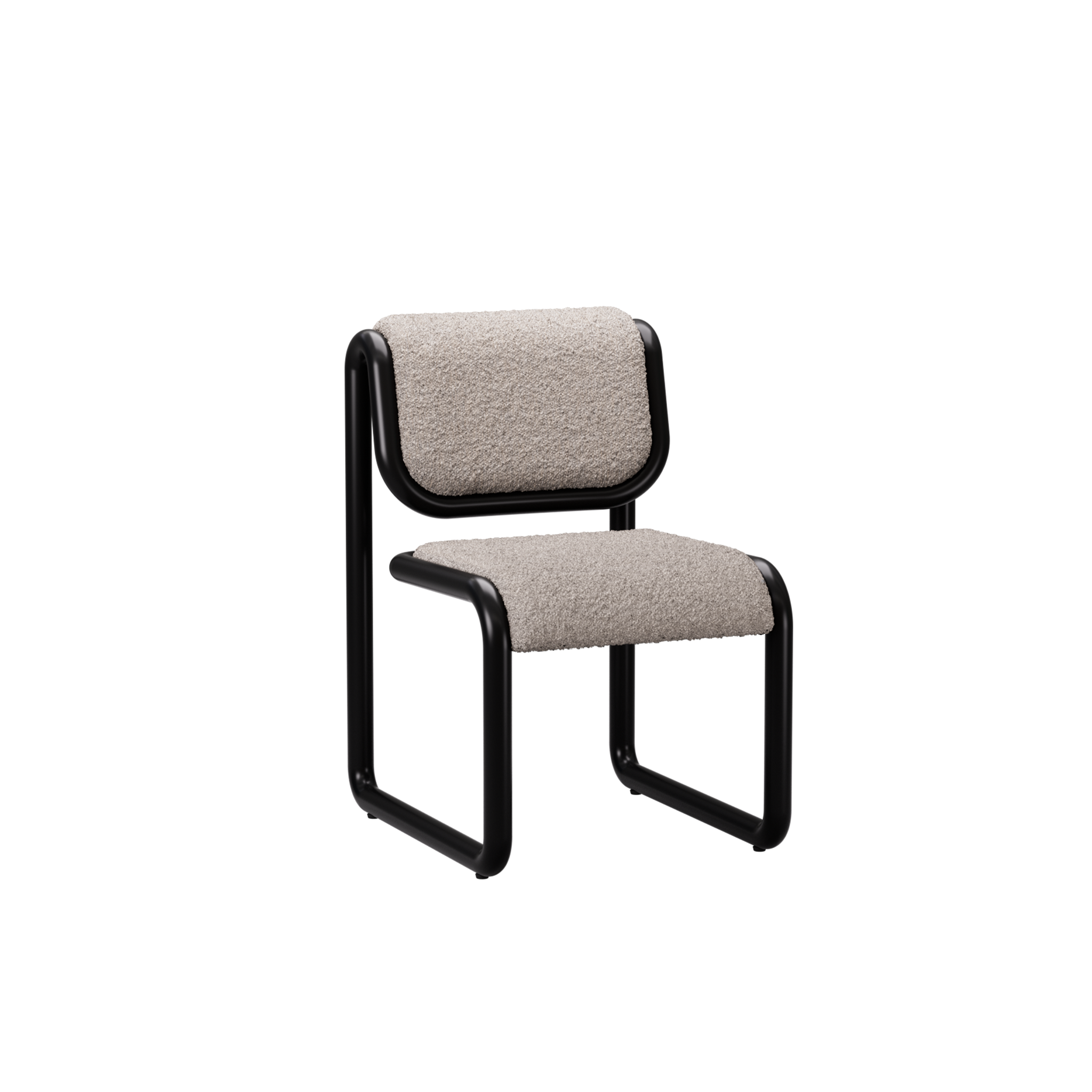 Tube Chair Dining Chairs Bend Goods Black with Grey Boucle , Black Friday Sale Bend Goods Furniture Sale, Old Bones Co, Mid Century Furniture Sale, Four Hands Furniture, Black Friday Sale Tube Chair,Gus Sale, Perigold Tube Chair Dining Chairs Black Friday Sale , Perigold Sale Tube Chair,Tube Chair Lulu and Georgia, Burke Decor Sale Tube Chair, www.oldbonesco.com