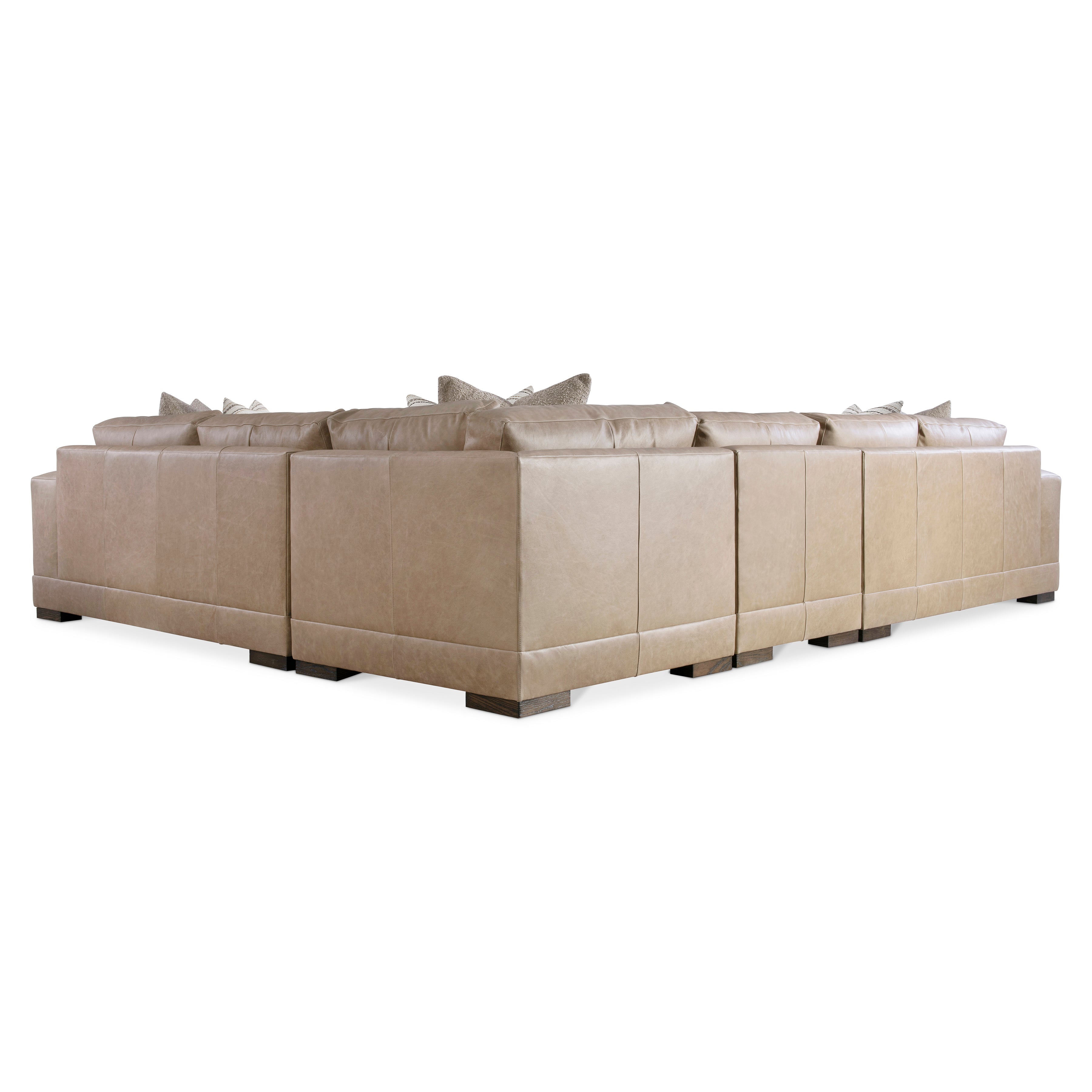 Lars Leather 4-Piece Sectional by Bernhardt