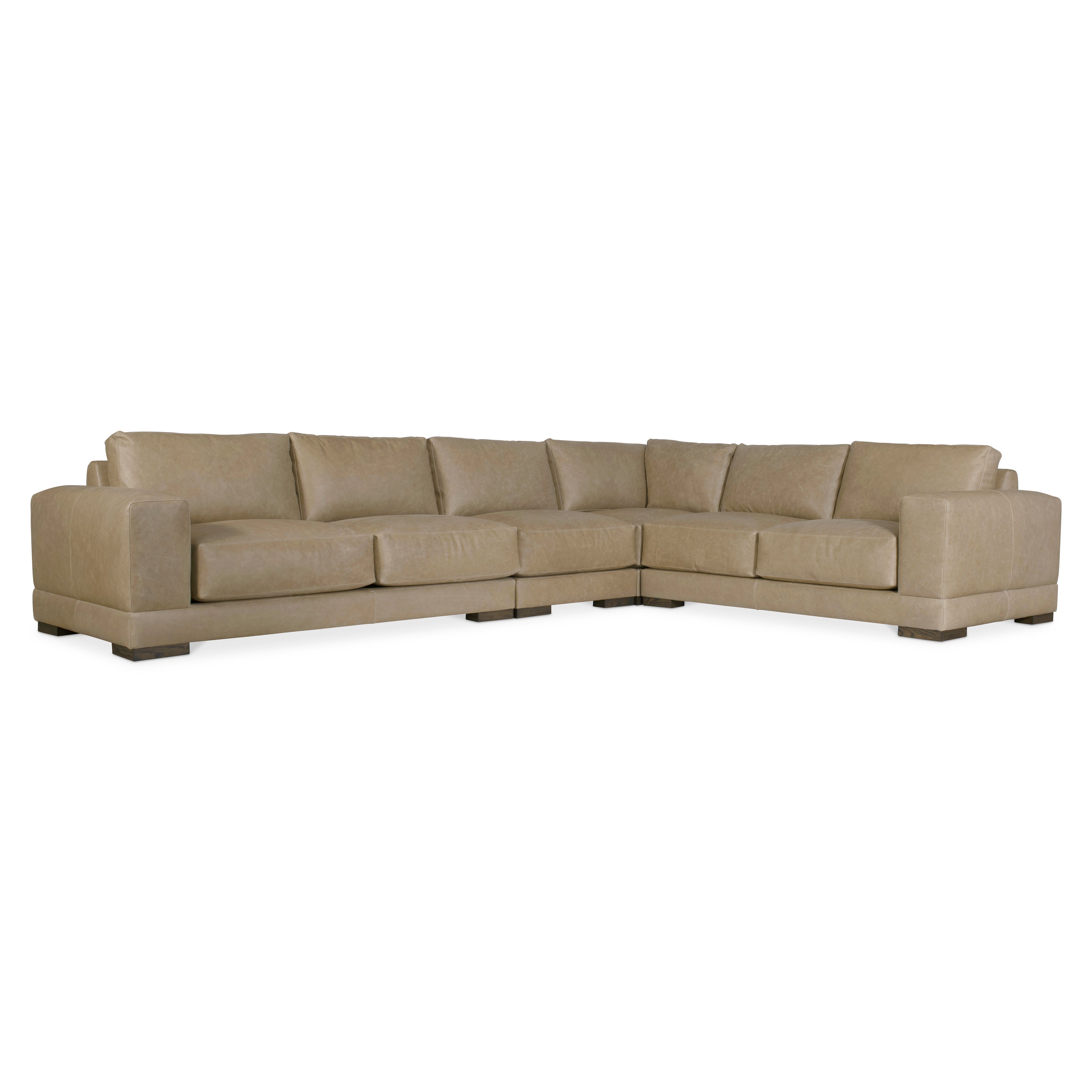 Lars Leather 4-Piece Sectional by Bernhardt