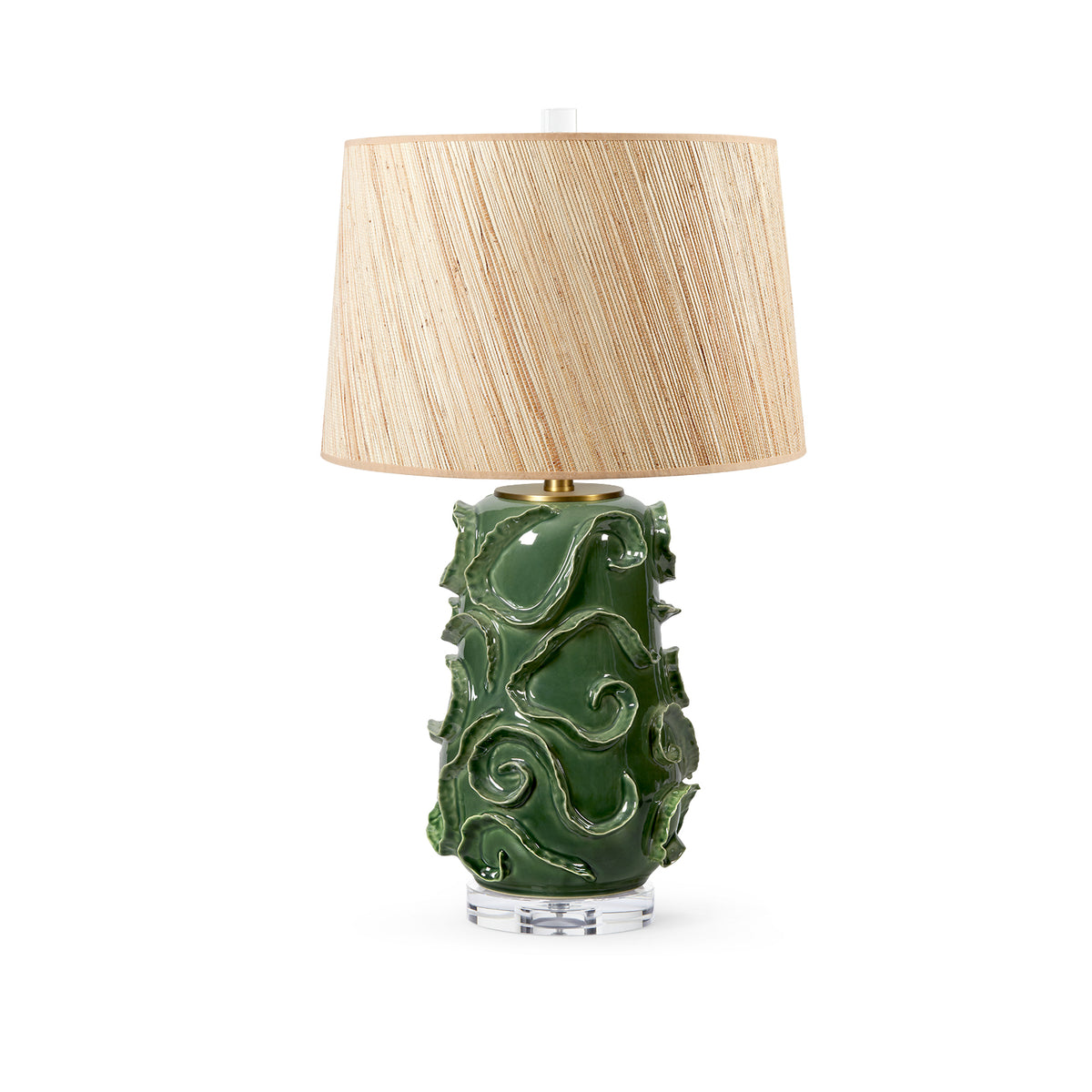 Vinework Lamp with Shade 17-inch Papyrus with Gold