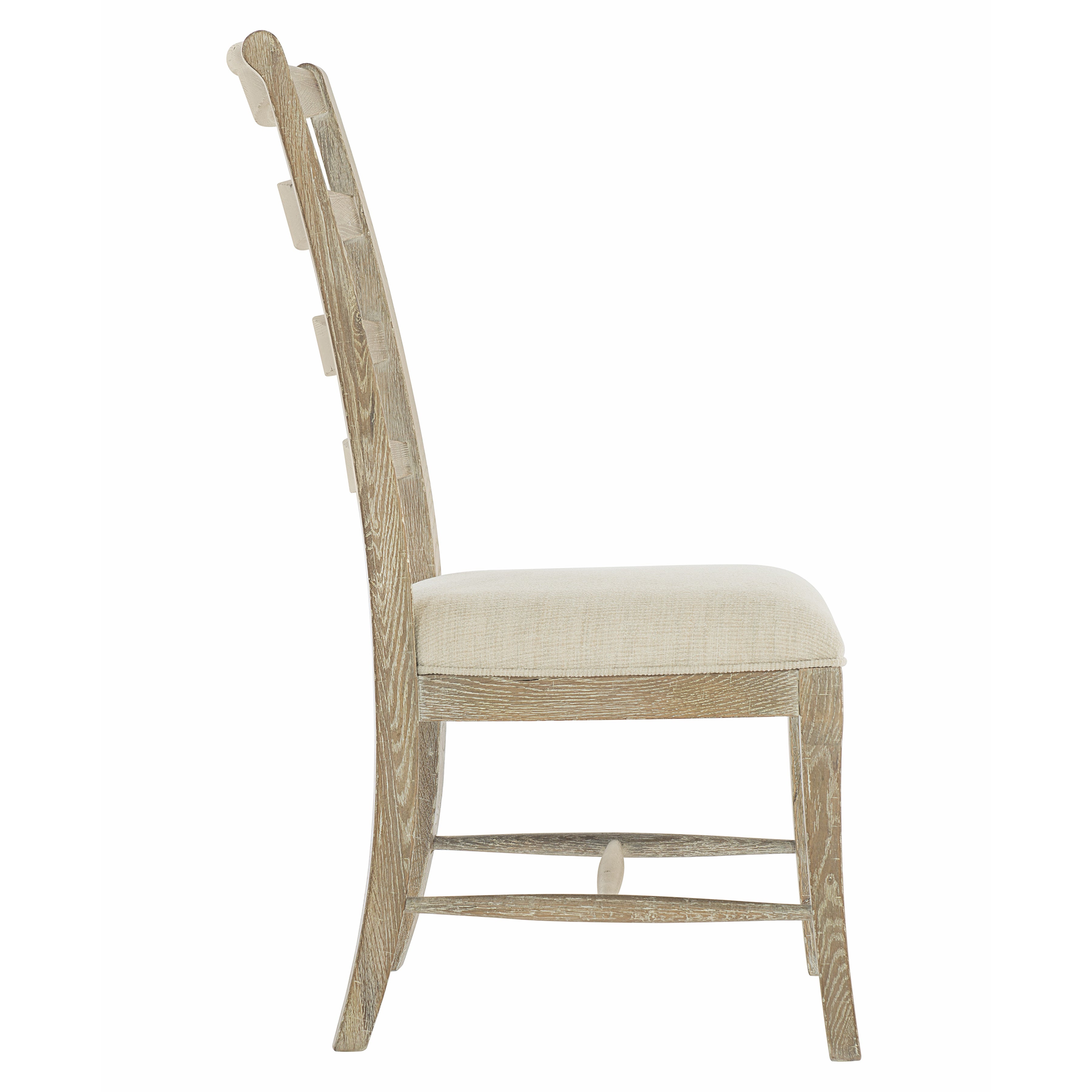 Rustic Patina Ladderback Side Chair in Sand Finish by Bernhardt