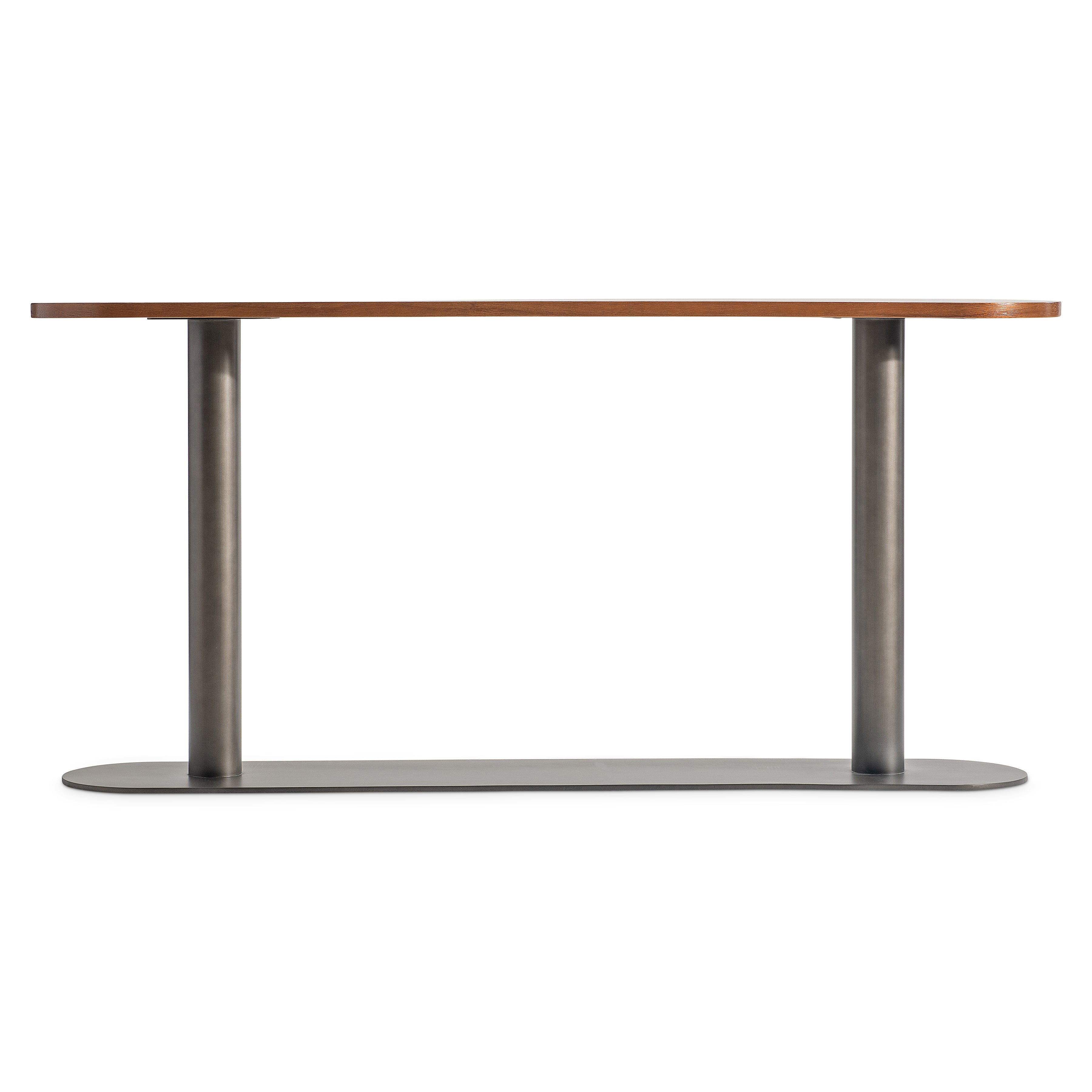 Brasea Pedestal Console Table by Bernhardt