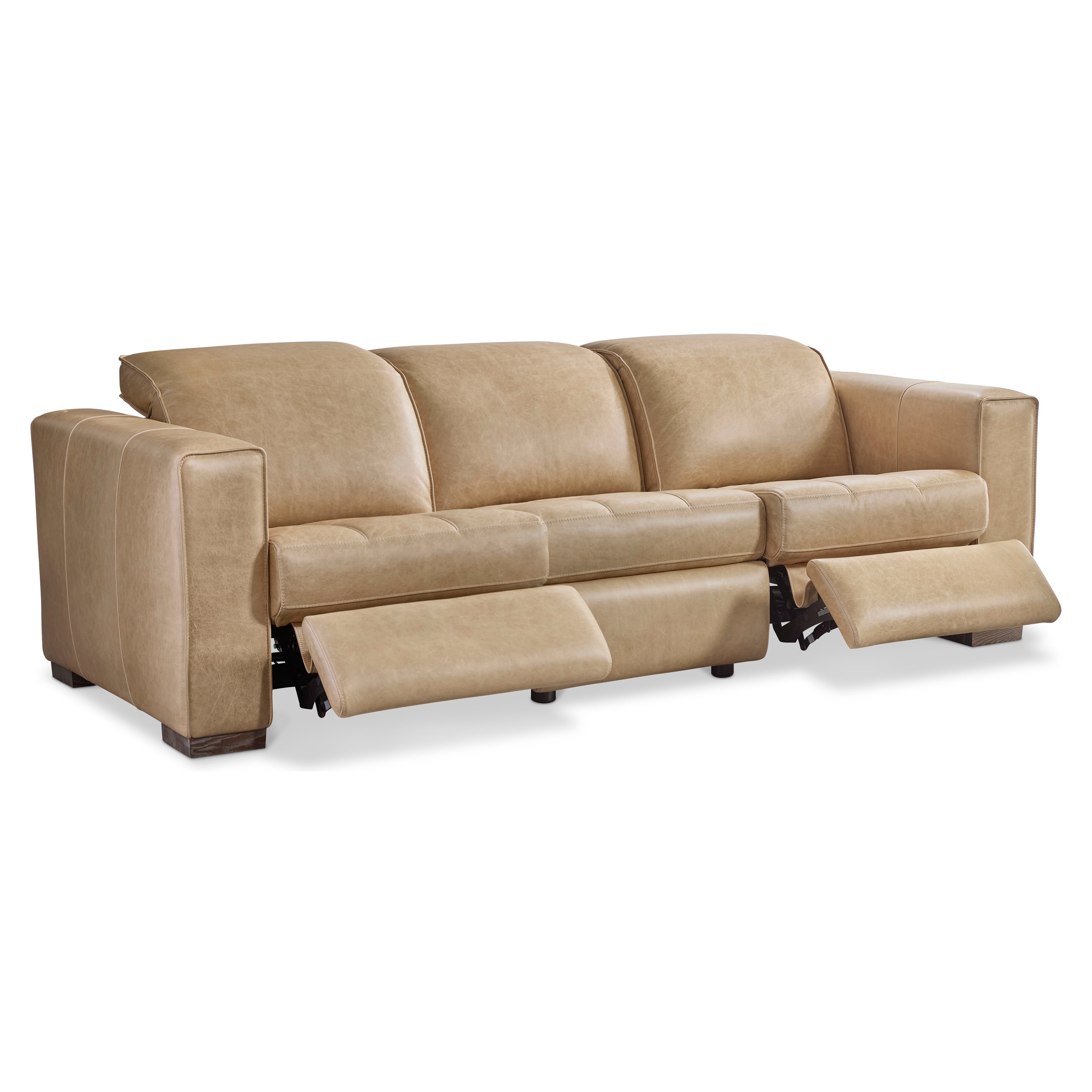 Nest Leather Power Motion Sofa by Bernhardt