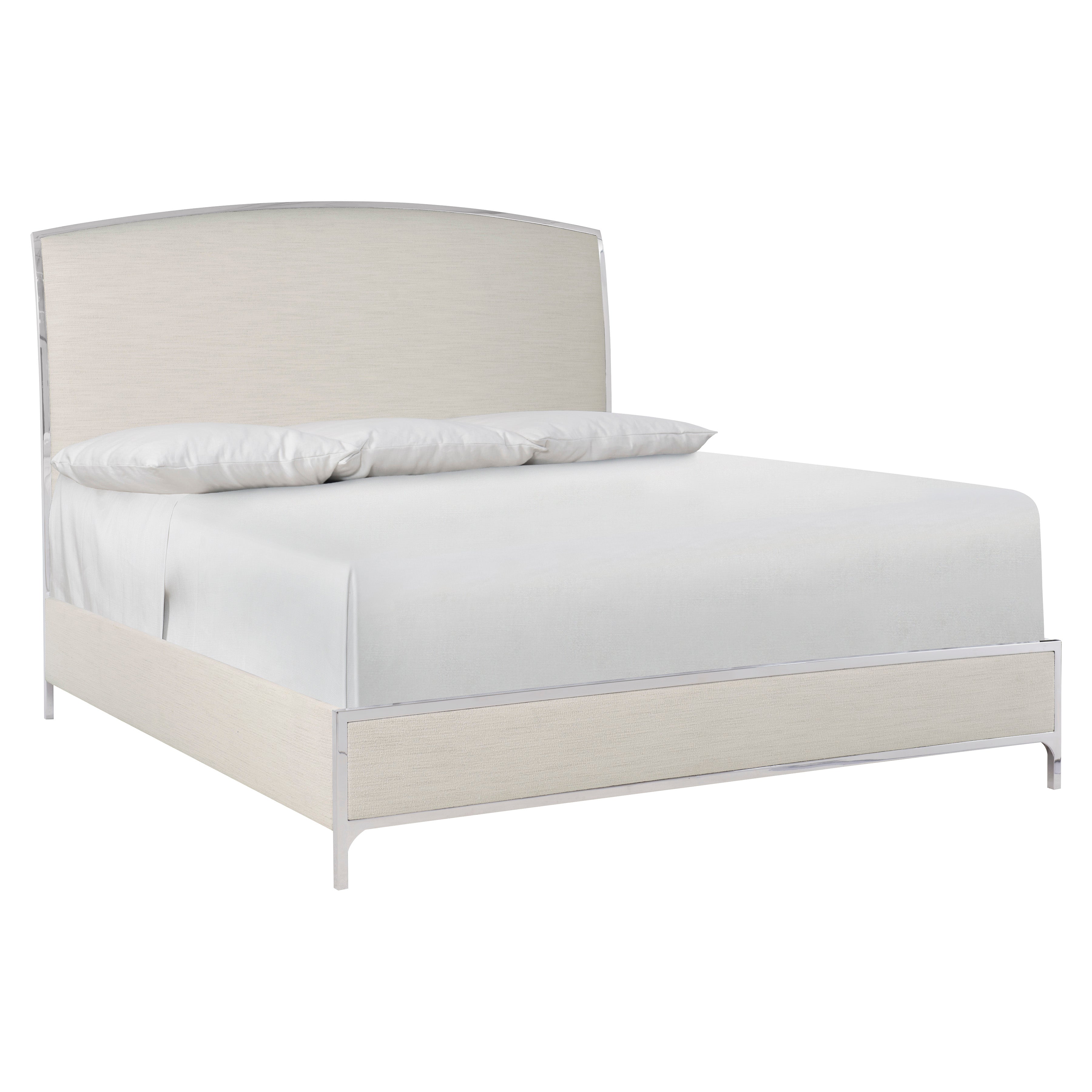 Silhouette Upholstered King Panel Bed by Bernhardt