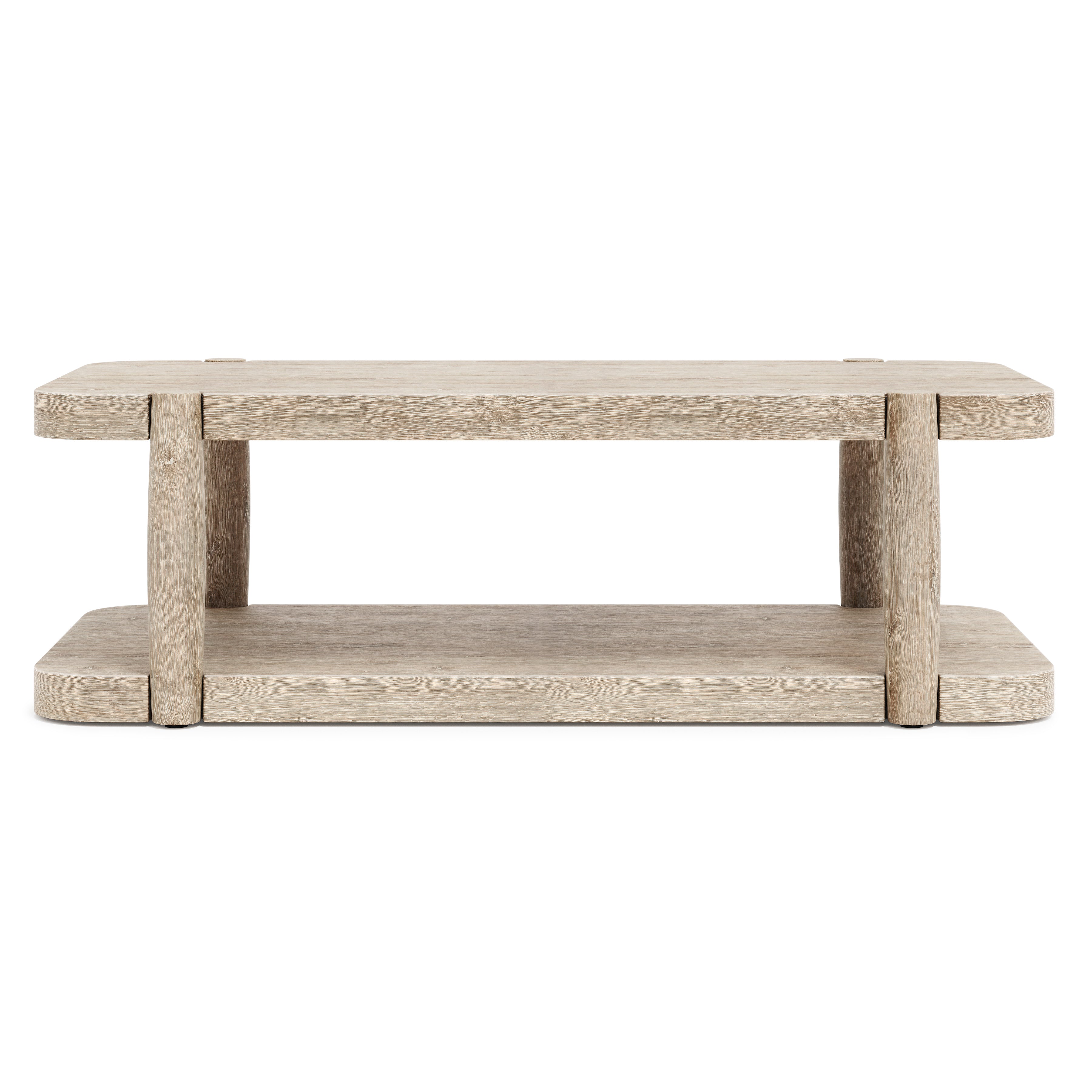 Antibes Rustic Oak Cocktail Table by Bernhardt