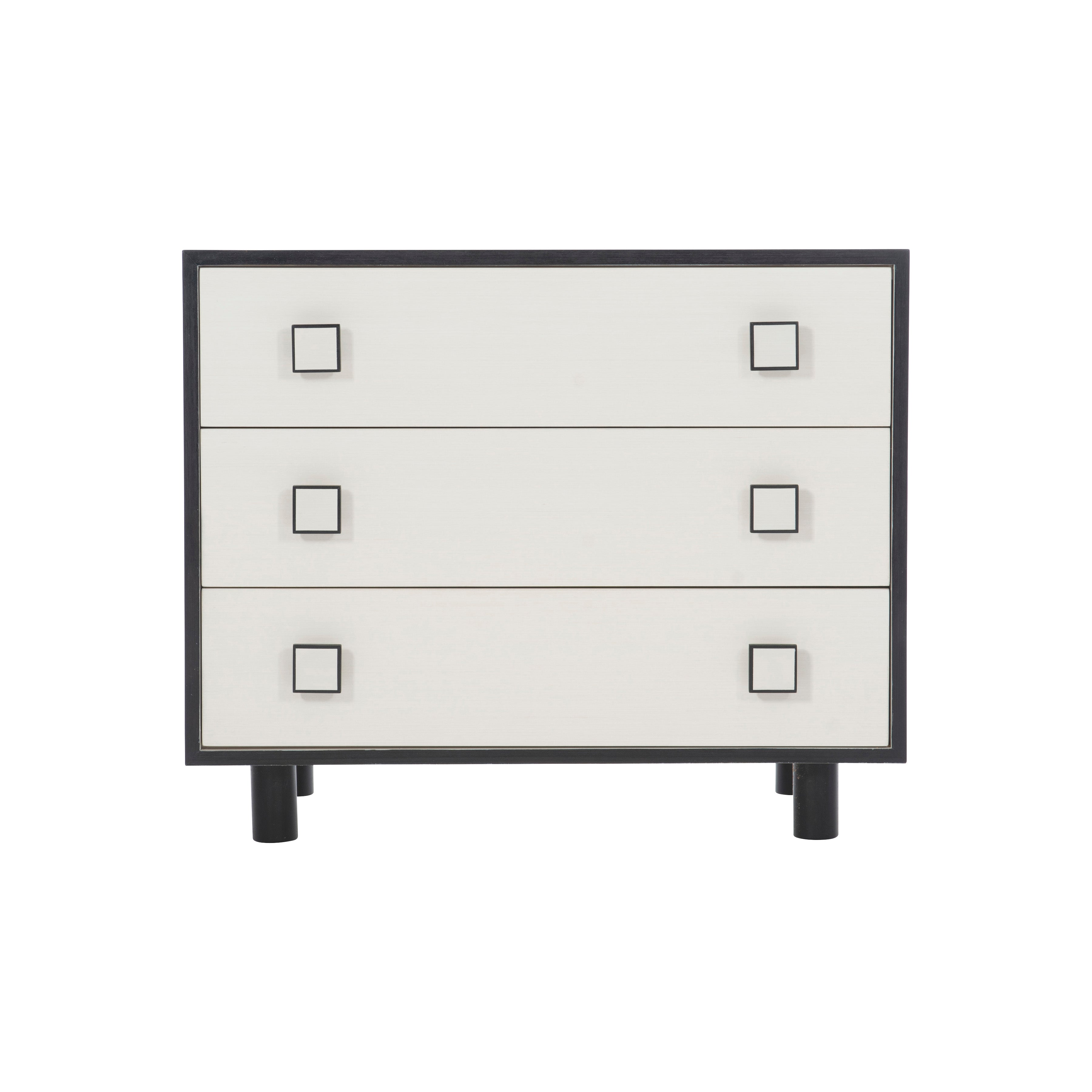 Silhouette 3-Drawer Nightstand by Bernhardt