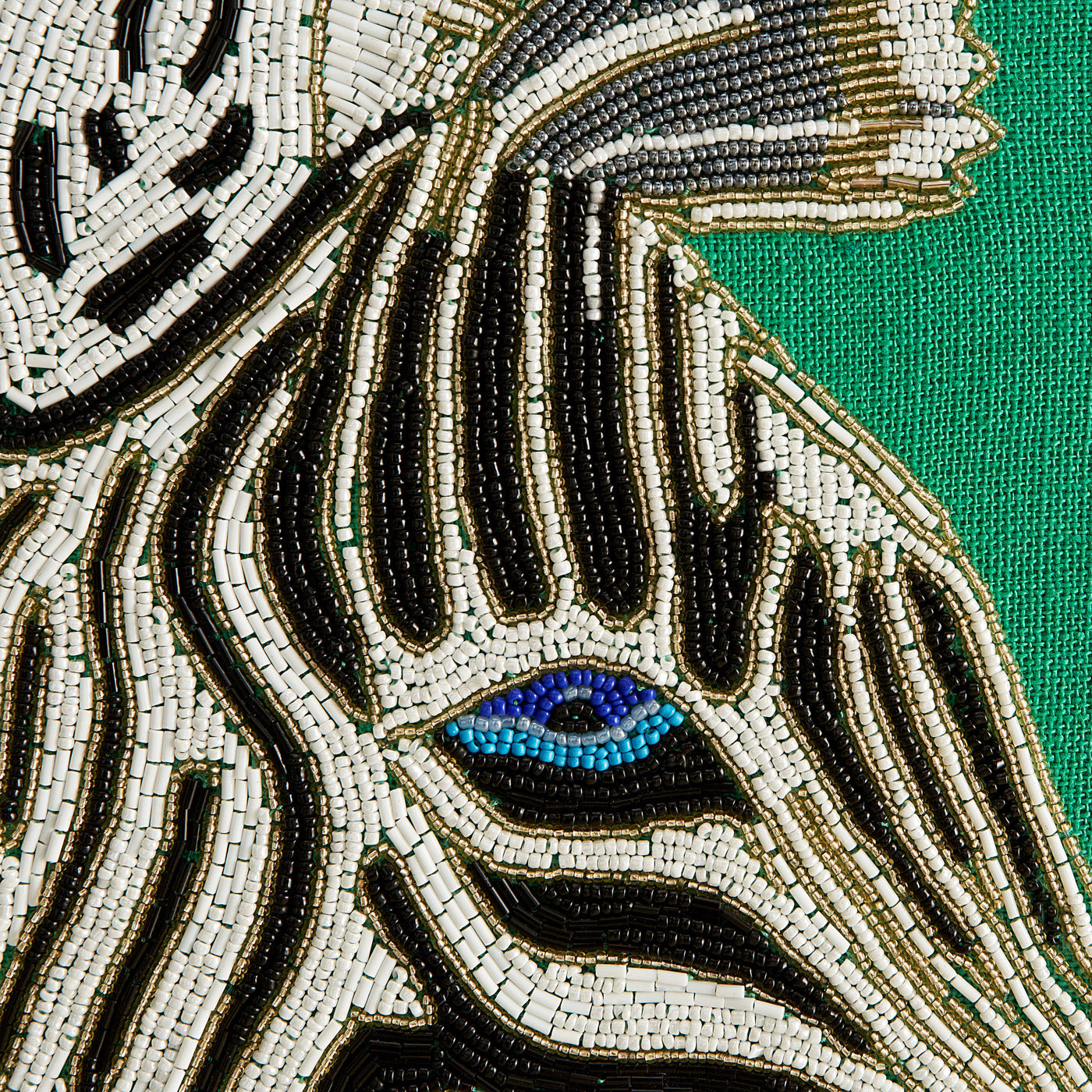 Zebra Beaded Art Art Studio Jonathan Adler , Black Friday Sale Jonathan Adler Furniture Sale, Old Bones Co, Mid Century Furniture Sale, Four Hands Furniture, Black Friday Sale Zebra Beaded Art,Gus Sale, Perigold Zebra Beaded Art Art Studio Black Friday Sale , Perigold Sale Zebra Beaded Art,Zebra Beaded Art Lulu and Georgia, Burke Decor Sale Zebra Beaded Art, www.oldbonesco.com