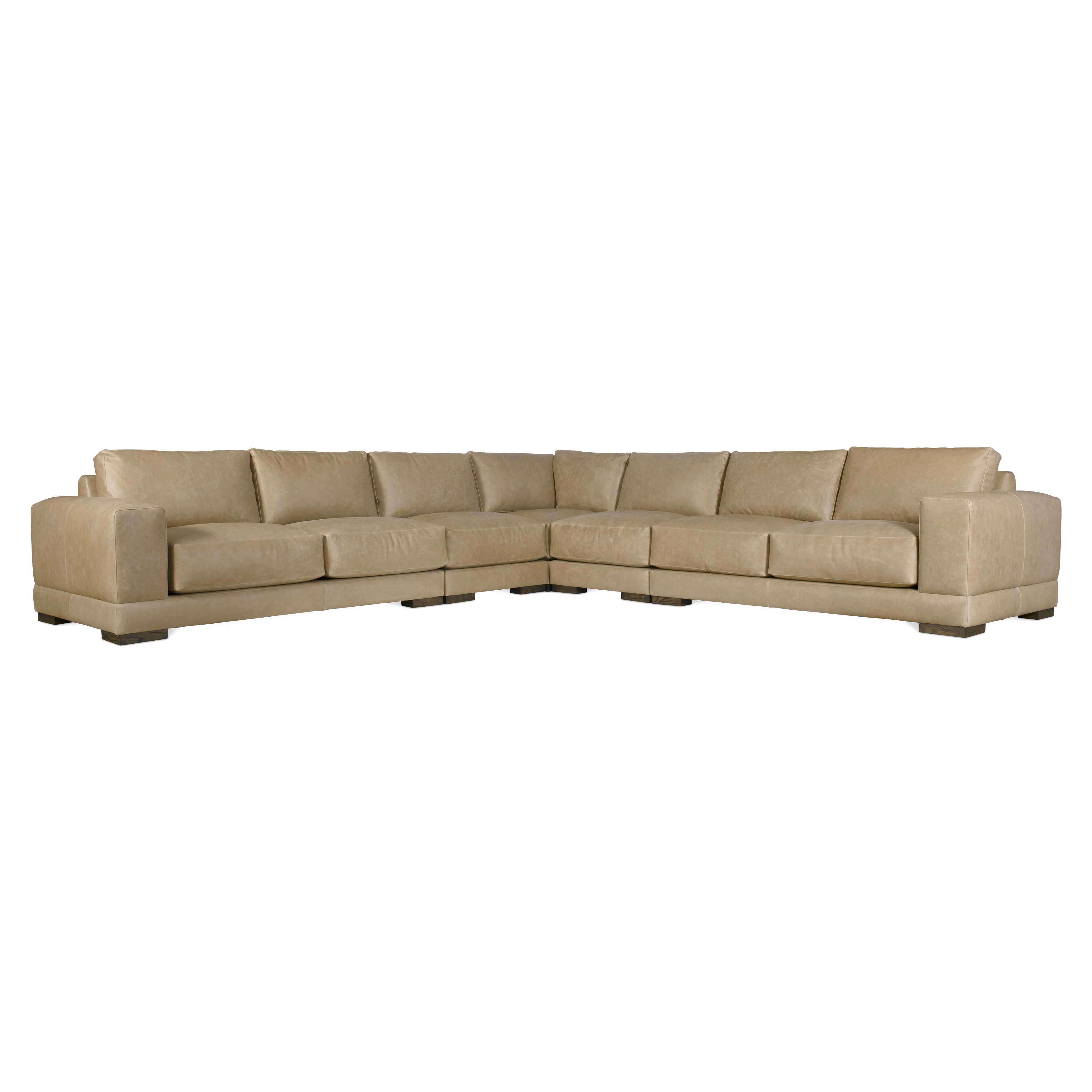 Lars Leather 5-Piece Sectional by Bernhardt