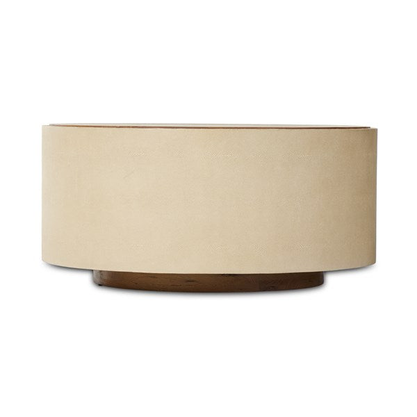 Crosby Round Coffee Table Light CreamCoffee Tables Four Hands  Light Cream   Four Hands, Mid Century Modern Furniture, Old Bones Furniture Company, Old Bones Co, Modern Mid Century, Designer Furniture, https://www.oldbonesco.com/