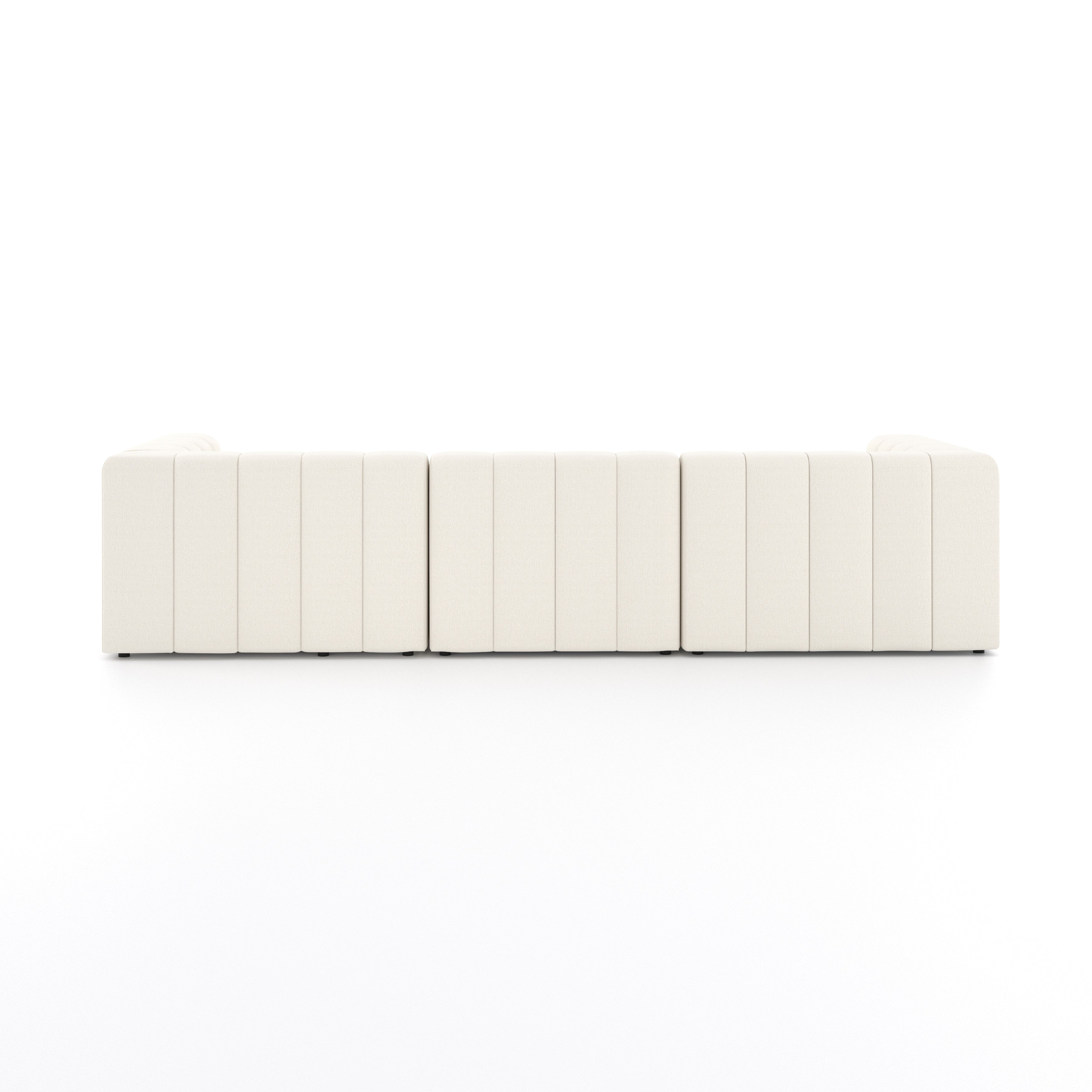 Langham Channeled 3-pc Sectional Sectionals Four Hands Four Hands, Burke Decor, Mid Century Modern Furniture, Old Bones Furniture Company, Old Bones Co, Modern Mid Century, Designer Furniture, https://www.oldbonesco.com/