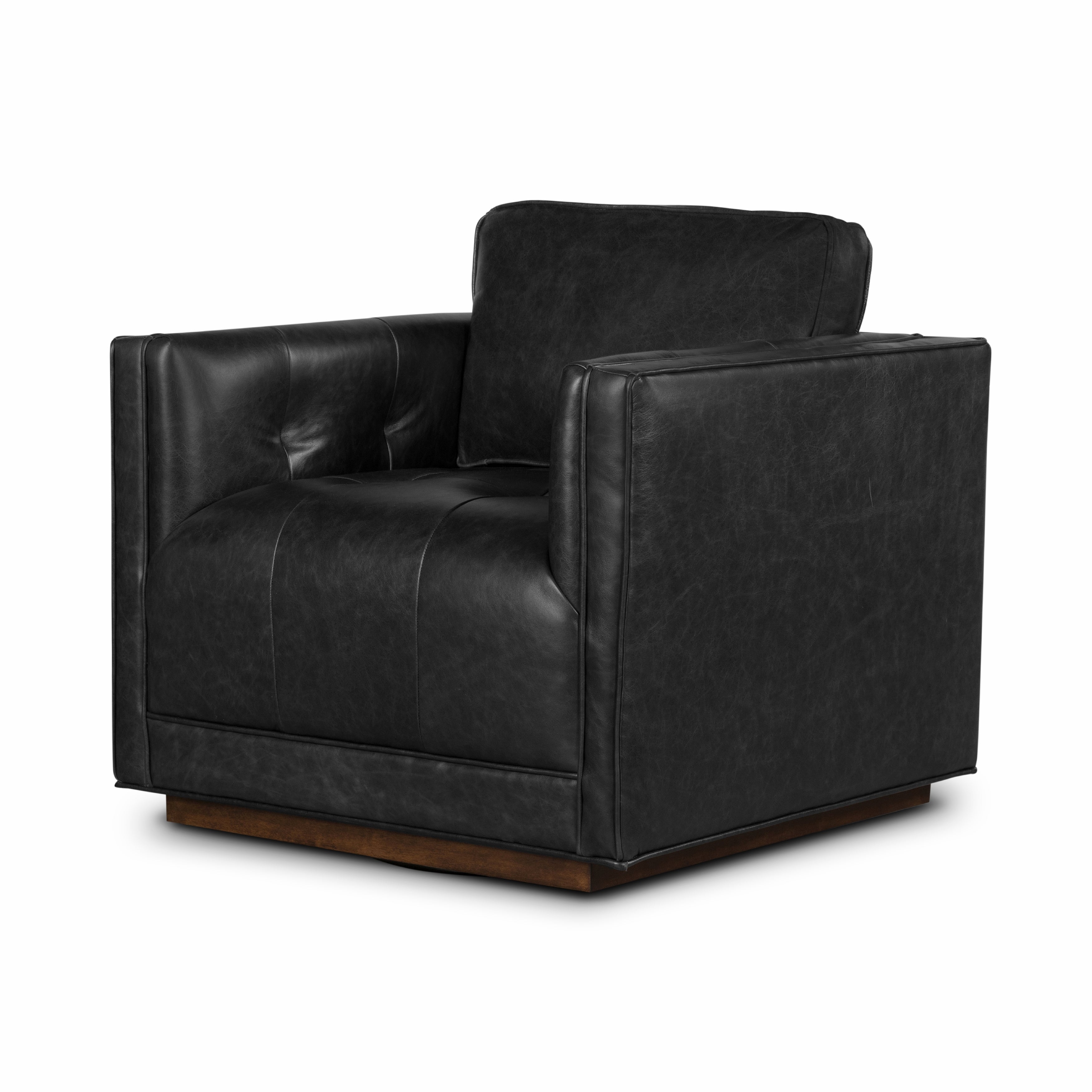 Kiera Swivel Chair Sonoma BlackSwivel Chair Four Hands Sonoma Black Four Hands, Mid Century Modern Furniture, Old Bones Furniture Company, Old Bones Co, Modern Mid Century, Designer Furniture, https://www.oldbonesco.com/