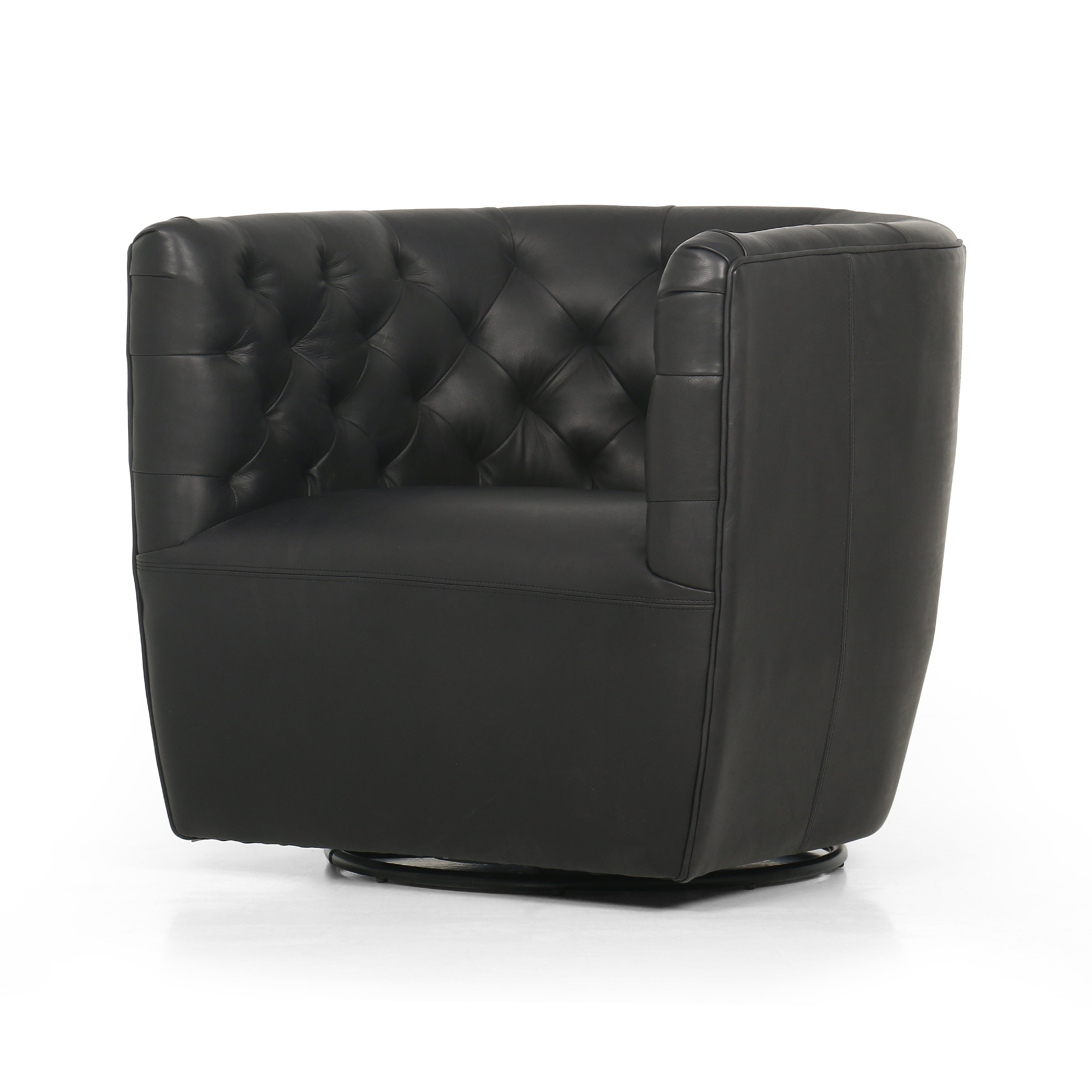 Hanover Swivel Chair Heirloom BlackChair Four Hands Heirloom Black Four Hands, Mid Century Modern Furniture, Old Bones Furniture Company, Old Bones Co, Modern Mid Century, Designer Furniture, https://www.oldbonesco.com/