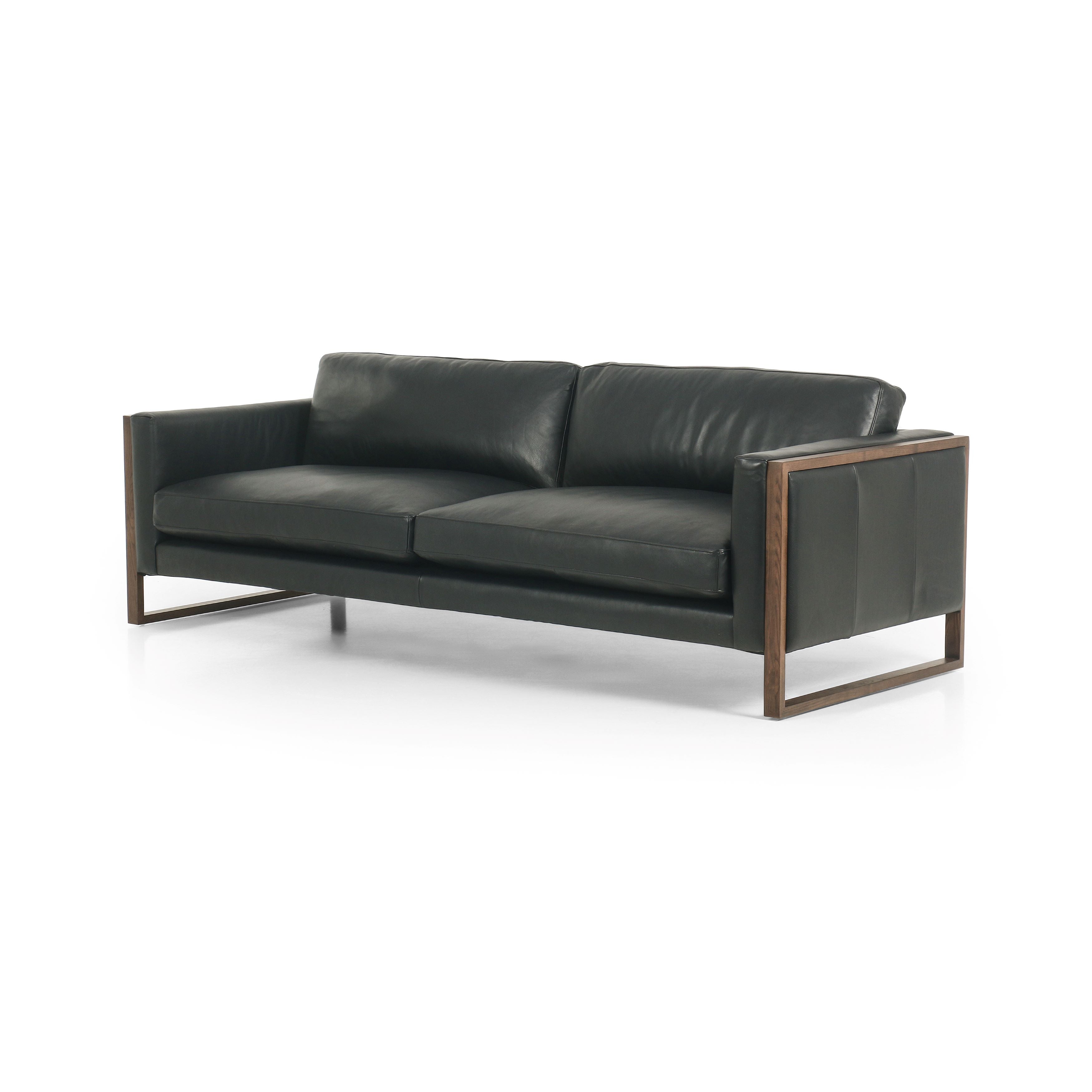 Otis Sofa Harrison BlackSofa Four Hands Harrison Black Four Hands, Mid Century Modern Furniture, Old Bones Furniture Company, Old Bones Co, Modern Mid Century, Designer Furniture, https://www.oldbonesco.com/