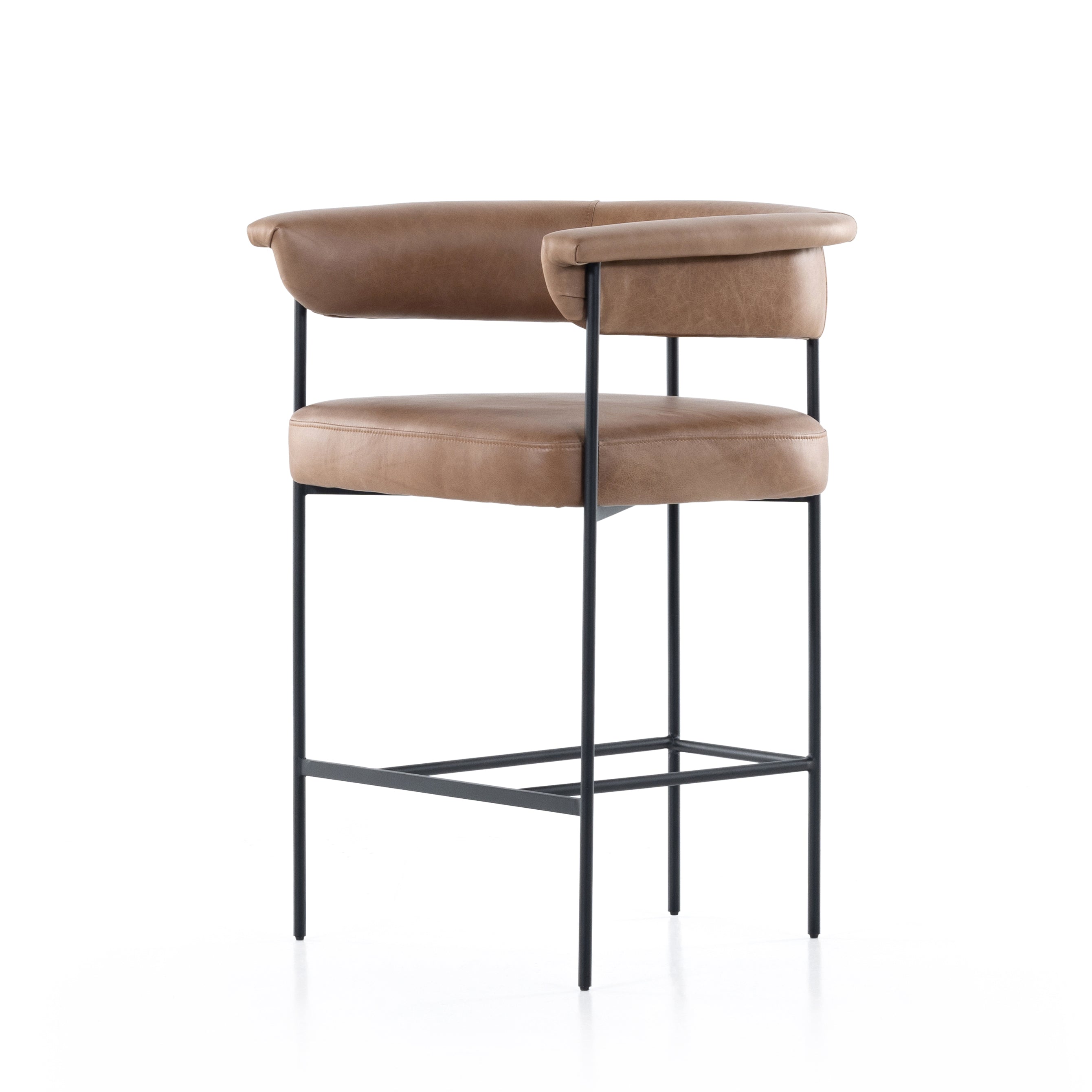 Carrie Stool Bar & Counter Stools Four Hands Four Hands, Mid Century Modern Furniture, Old Bones Furniture Company, Old Bones Co, Modern Mid Century, Designer Furniture, https://www.oldbonesco.com/