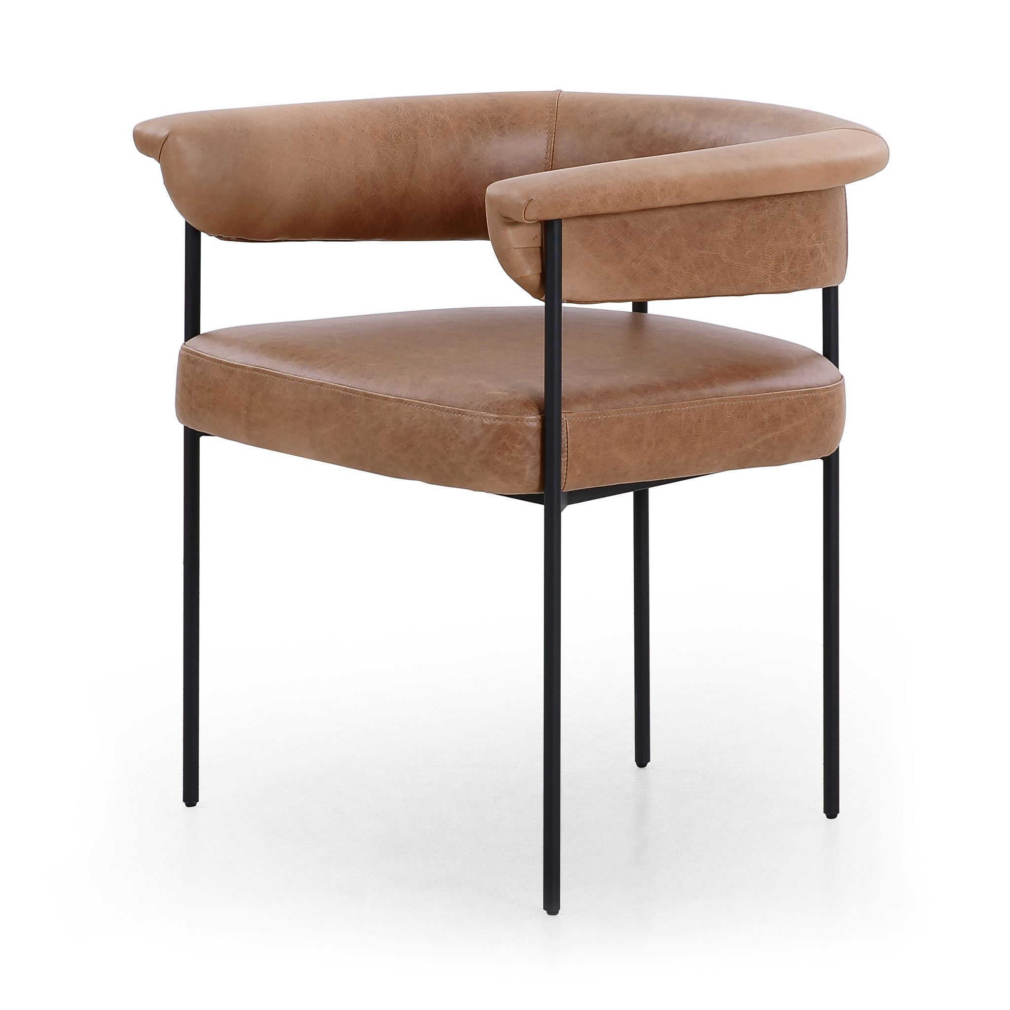 Carrie Dining Chair-Light Camel Dining Chairs Four Hands Four Hands, Mid Century Modern Furniture, Old Bones Furniture Company, Old Bones Co, Modern Mid Century, Designer Furniture, https://www.oldbonesco.com/