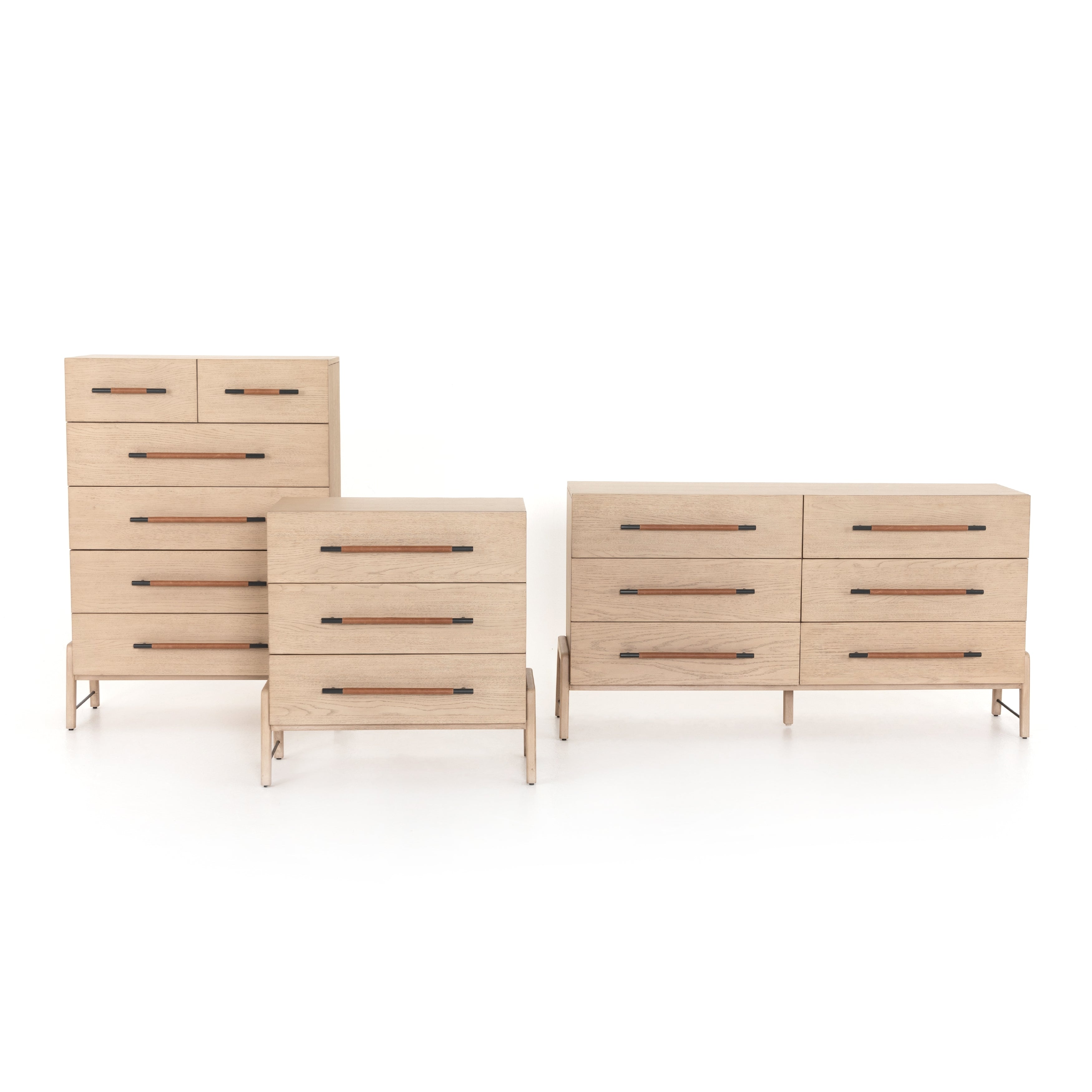 Rosedale 6 Drawer Dresser-Yucca Oak Veneer Dressers Four Hands Four Hands, Burke Decor, Mid Century Modern Furniture, Old Bones Furniture Company, Old Bones Co, Modern Mid Century, Designer Furniture, https://www.oldbonesco.com/