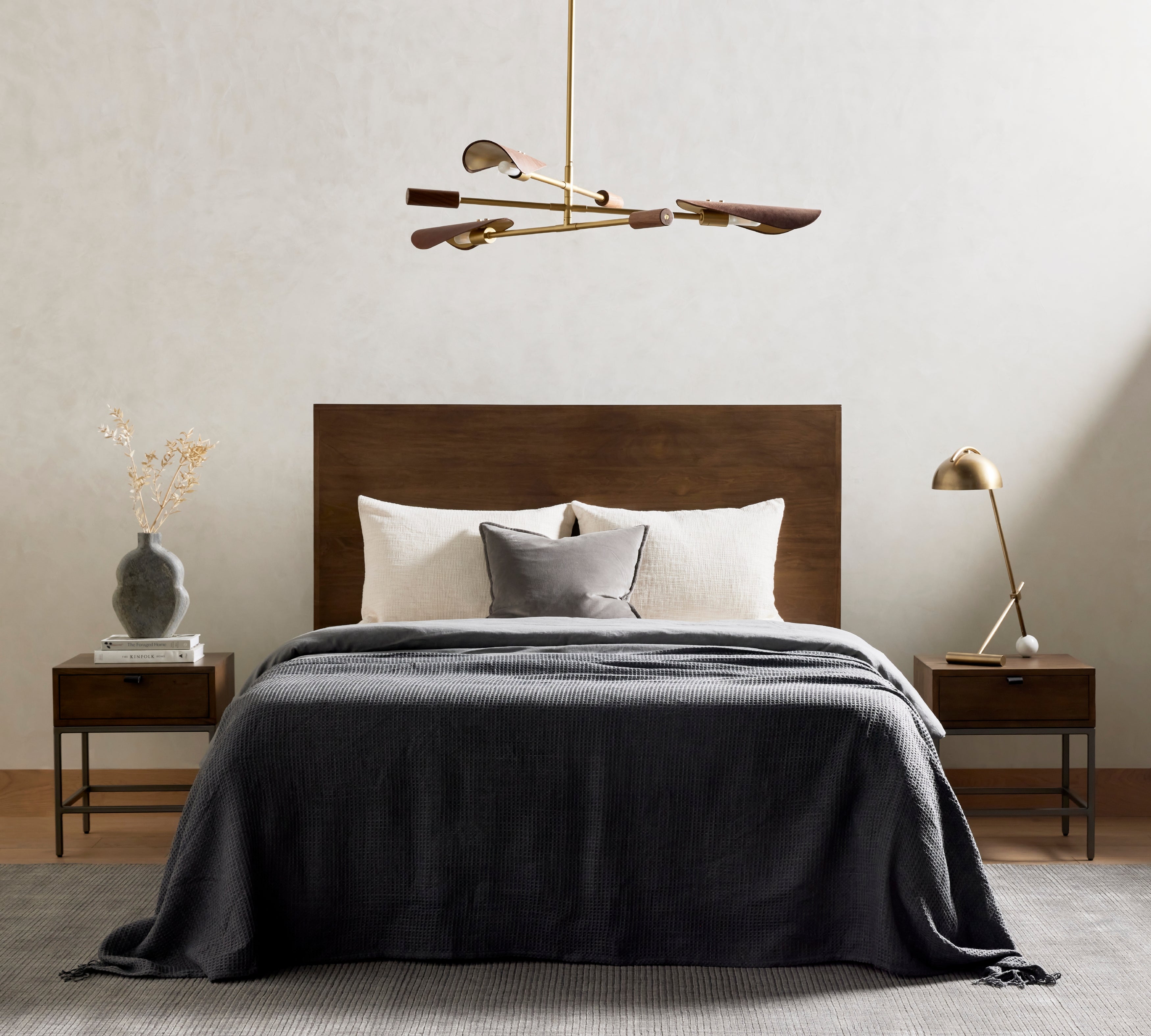 Trey Bed Bed Four Hands Four Hands, Mid Century Modern Furniture, Old Bones Furniture Company, Old Bones Co, Modern Mid Century, Designer Furniture, https://www.oldbonesco.com/