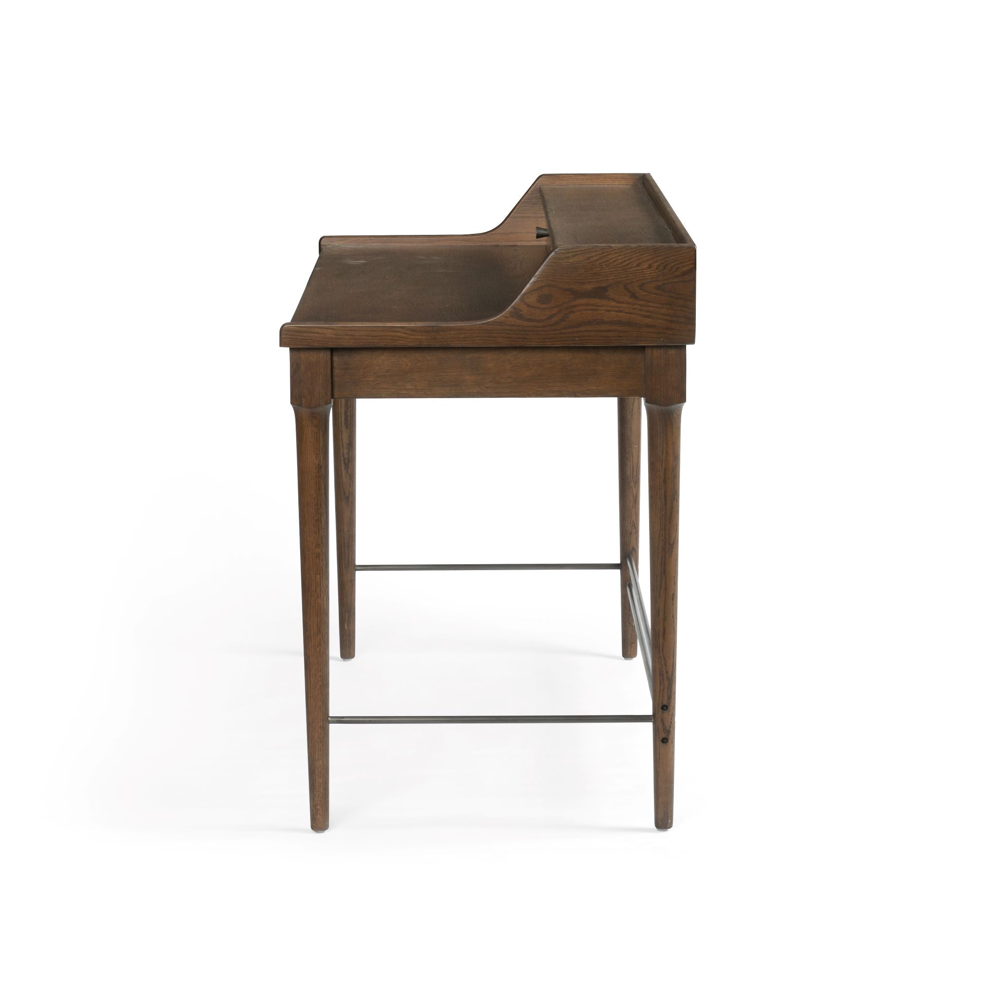 Moreau Writing Desk-Dark Toasted Oak Desks Four Hands Four Hands, Mid Century Modern Furniture, Old Bones Furniture Company, Old Bones Co, Modern Mid Century, Designer Furniture, https://www.oldbonesco.com/