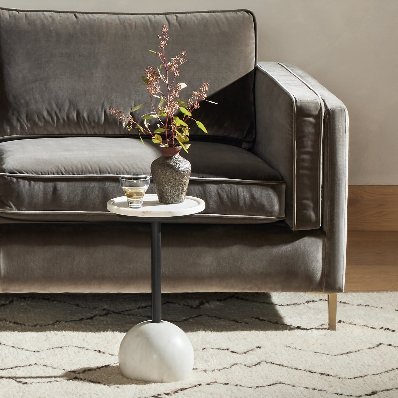 VIOLA ACCENT TABLE End Table Four Hands Four Hands, Mid Century Modern Furniture, Old Bones Furniture Company, Old Bones Co, Modern Mid Century, Designer Furniture, https://www.oldbonesco.com/