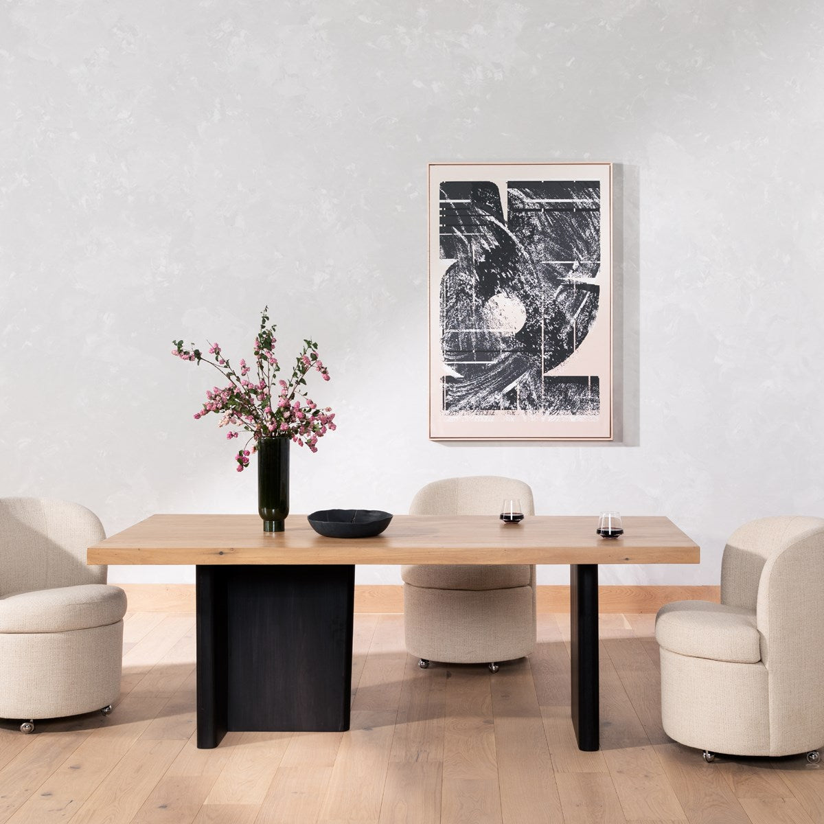 Gloria Dining Chair-Hampton Cream Dining Chair Four Hands Four Hands, Burke Decor, Mid Century Modern Furniture, Old Bones Furniture Company, Old Bones Co, Modern Mid Century, Designer Furniture, https://www.oldbonesco.com/