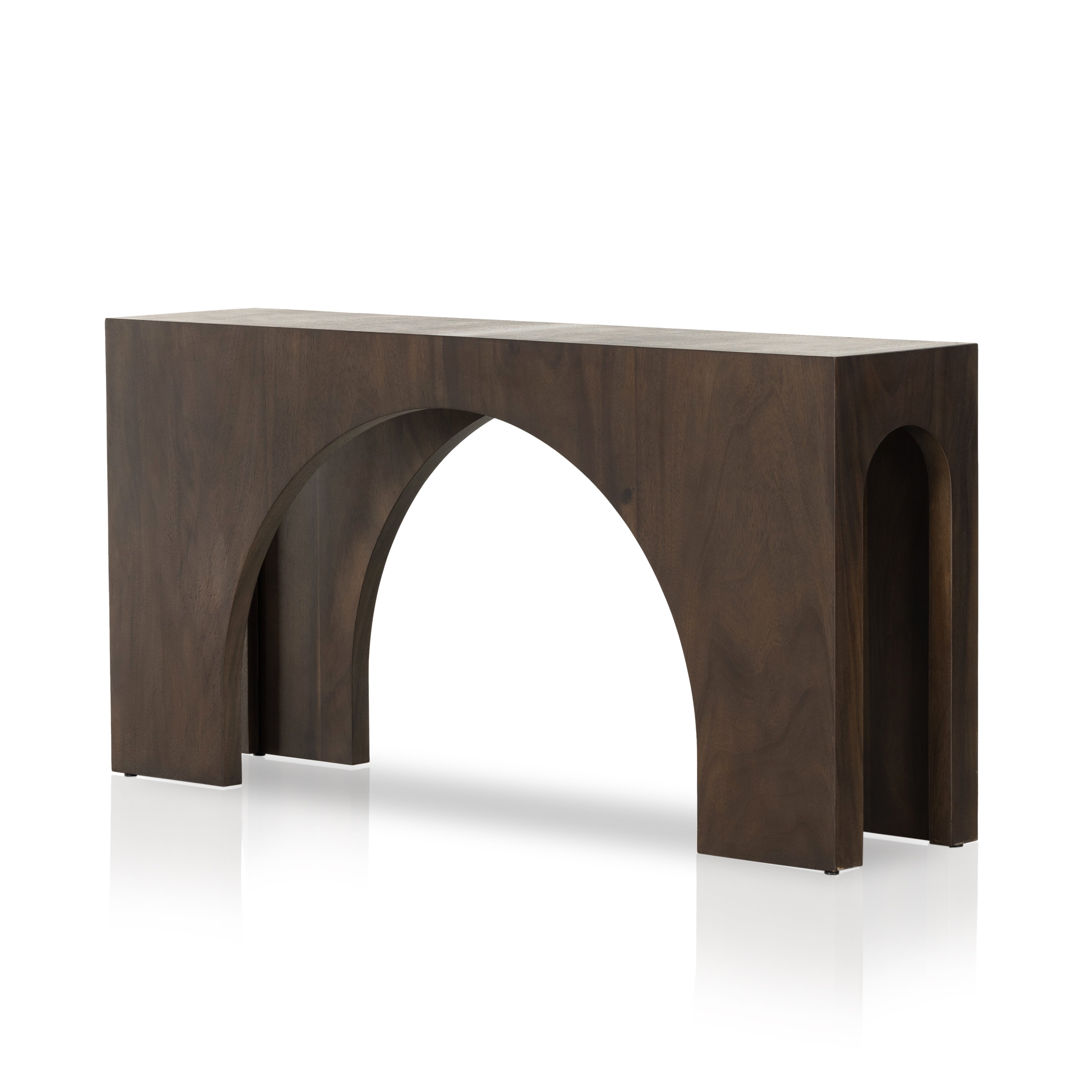 Fausto Console Table Smoked GuanacasteConsole Table Four Hands  Smoked Guanacaste   Four Hands, Mid Century Modern Furniture, Old Bones Furniture Company, Old Bones Co, Modern Mid Century, Designer Furniture, https://www.oldbonesco.com/