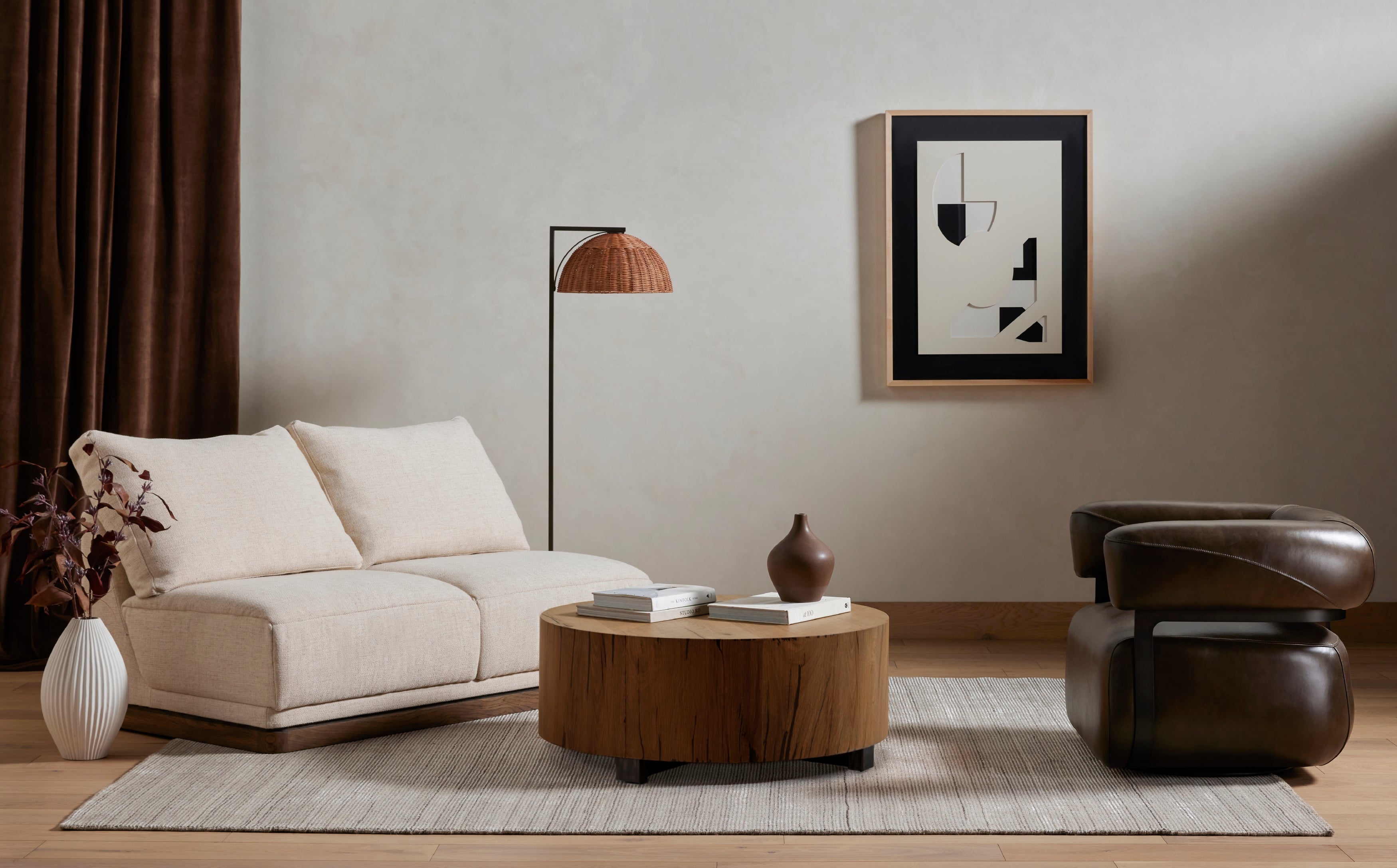 Gareth Swivel Chair Swivel Chair Four Hands Four Hands, Mid Century Modern Furniture, Old Bones Furniture Company, Old Bones Co, Modern Mid Century, Designer Furniture, https://www.oldbonesco.com/