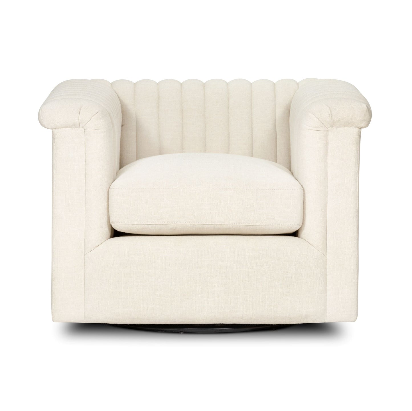 Watson Swivel Chair-Cambric Ivory Swivel Chair Four Hands     Four Hands, Mid Century Modern Furniture, Old Bones Furniture Company, Old Bones Co, Modern Mid Century, Designer Furniture, https://www.oldbonesco.com/