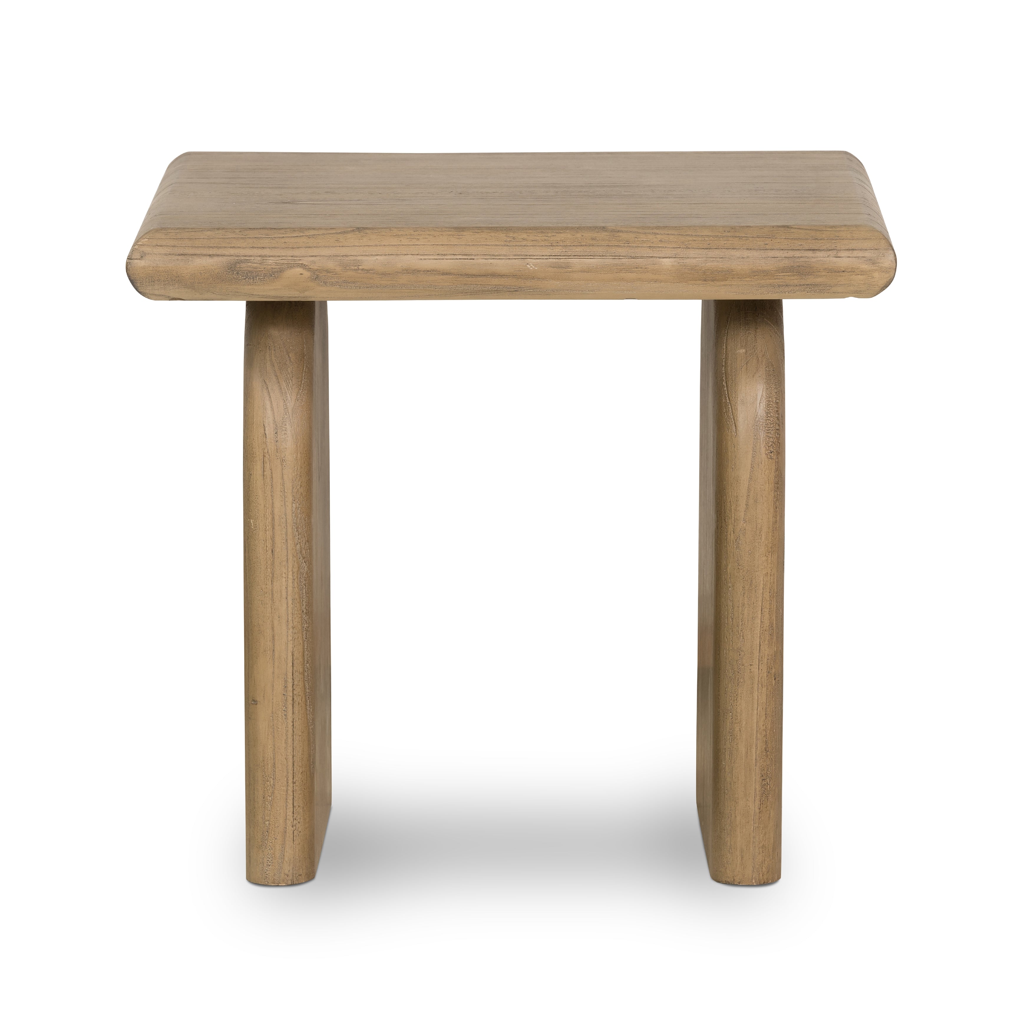 Sorrento End Table - Aged Drift Mindi End Tables Four Hands Four Hands, Mid Century Modern Furniture, Old Bones Furniture Company, Old Bones Co, Modern Mid Century, Designer Furniture, https://www.oldbonesco.com/