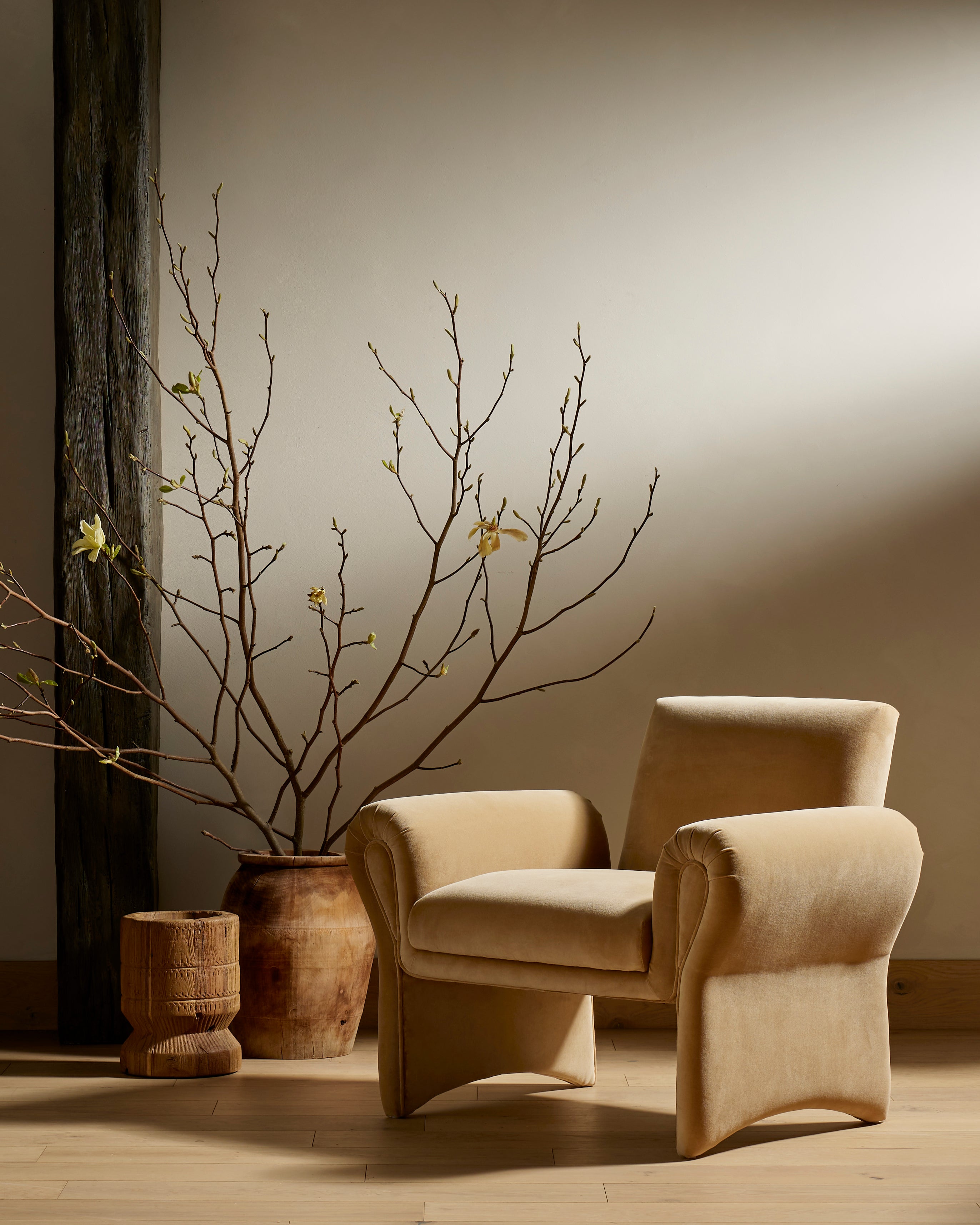 Raya Chair-Surrey Camel Lounge Chair Four Hands Four Hands, Mid Century Modern Furniture, Old Bones Furniture Company, Old Bones Co, Modern Mid Century, Designer Furniture, https://www.oldbonesco.com/