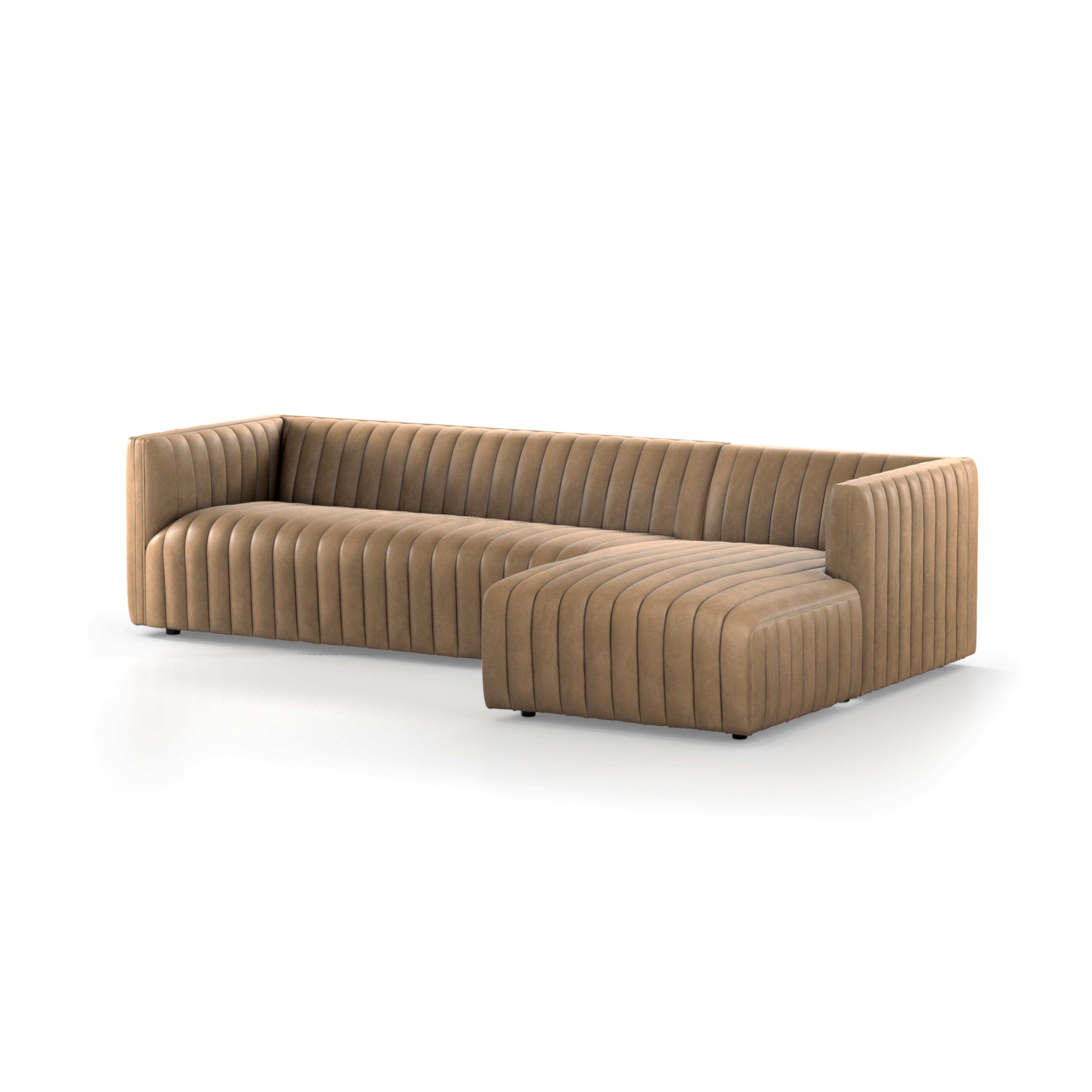 Augustine 2-pc Sectional 105" / Right Arm Facing / Palermo DriftSectionals Four Hands 105" Right Arm Facing Palermo Drift Four Hands, Burke Decor, Mid Century Modern Furniture, Old Bones Furniture Company, Old Bones Co, Modern Mid Century, Designer Furniture, https://www.oldbonesco.com/