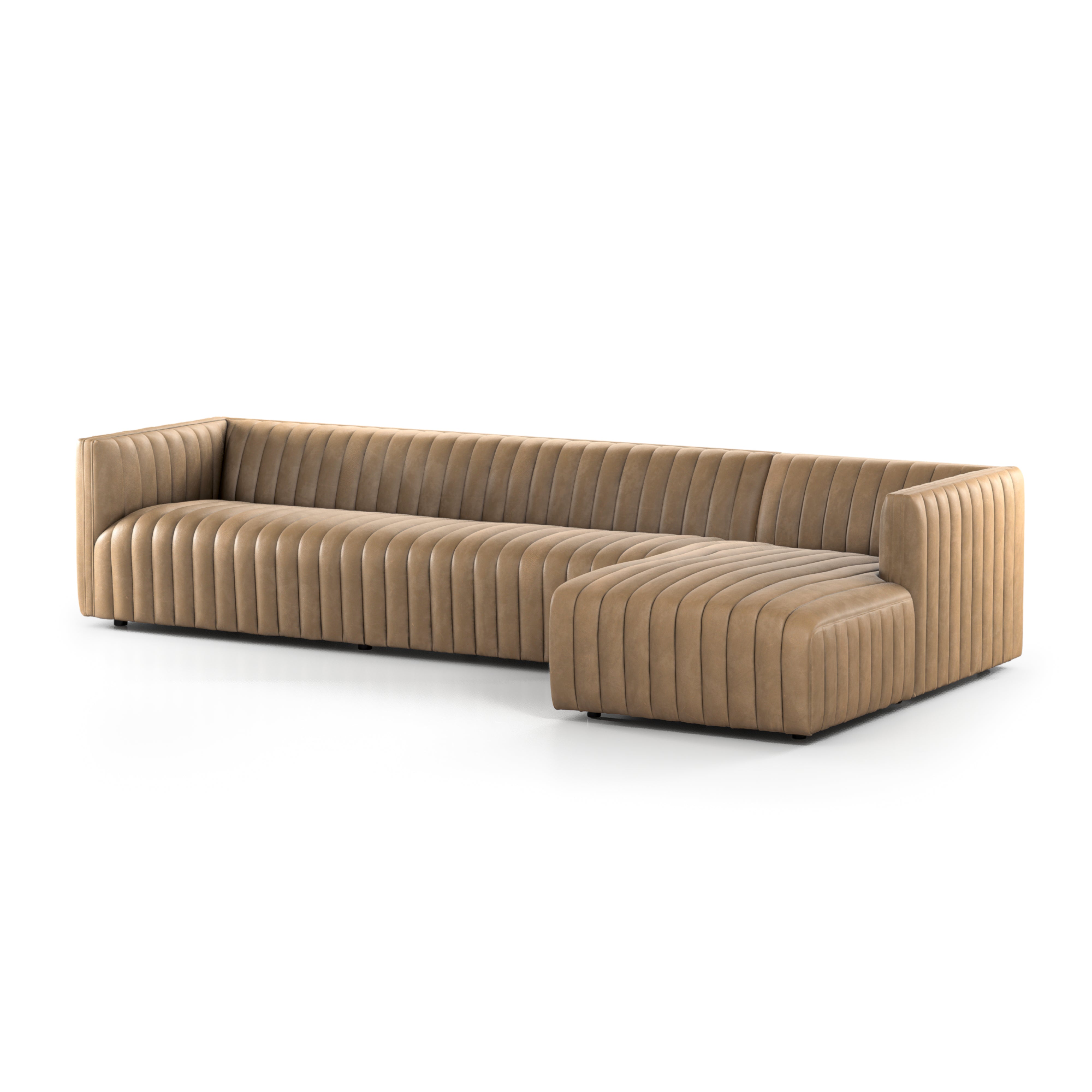 Augustine 2-pc Sectional 126" / Right Arm Facing / Palermo DriftSectionals Four Hands 126" Right Arm Facing Palermo Drift Four Hands, Burke Decor, Mid Century Modern Furniture, Old Bones Furniture Company, Old Bones Co, Modern Mid Century, Designer Furniture, https://www.oldbonesco.com/