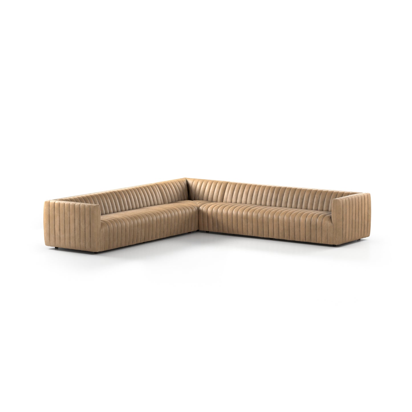 Augustine 3-PC Sectional 126" / Palermo DriftSectional Four Hands  126" Palermo Drift  Four Hands, Mid Century Modern Furniture, Old Bones Furniture Company, Old Bones Co, Modern Mid Century, Designer Furniture, https://www.oldbonesco.com/
