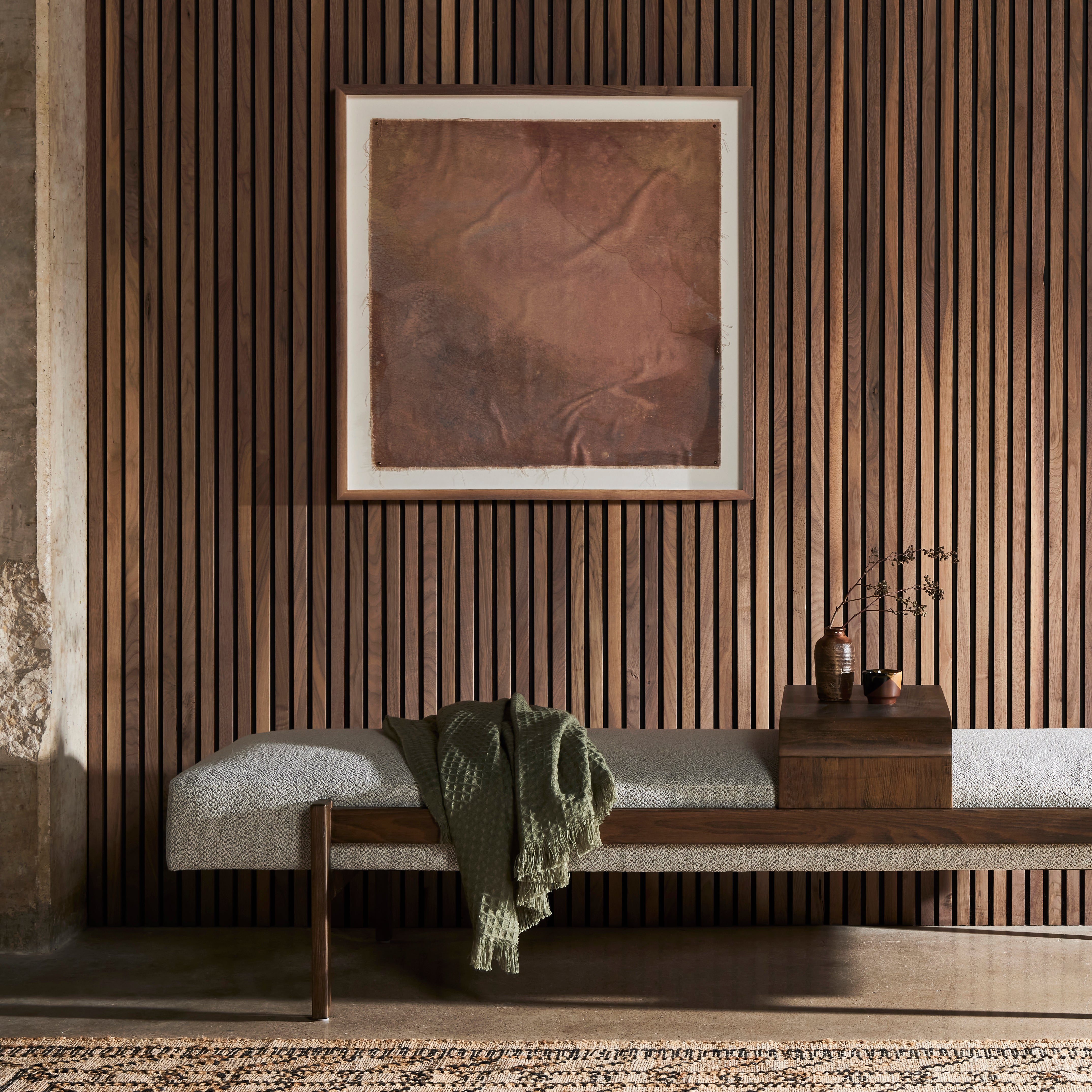 Fawkes Rectangular Ottoman Ottoman Four Hands Four Hands, Mid Century Modern Furniture, Old Bones Furniture Company, Old Bones Co, Modern Mid Century, Designer Furniture, https://www.oldbonesco.com/